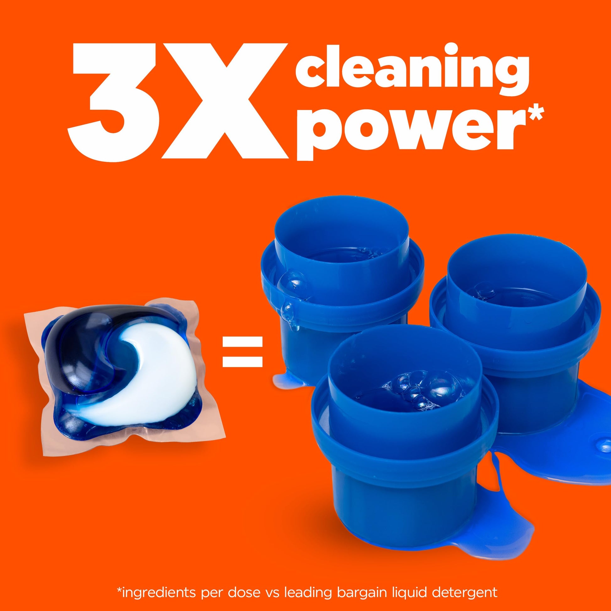 Tide PODS Laundry Detergent Pacs, 3-in-1 Stain Remover, Odor Fighter, Color Protector, 42 Count, HE compatible, Spring Meadow Scent (Packaging May Vary)