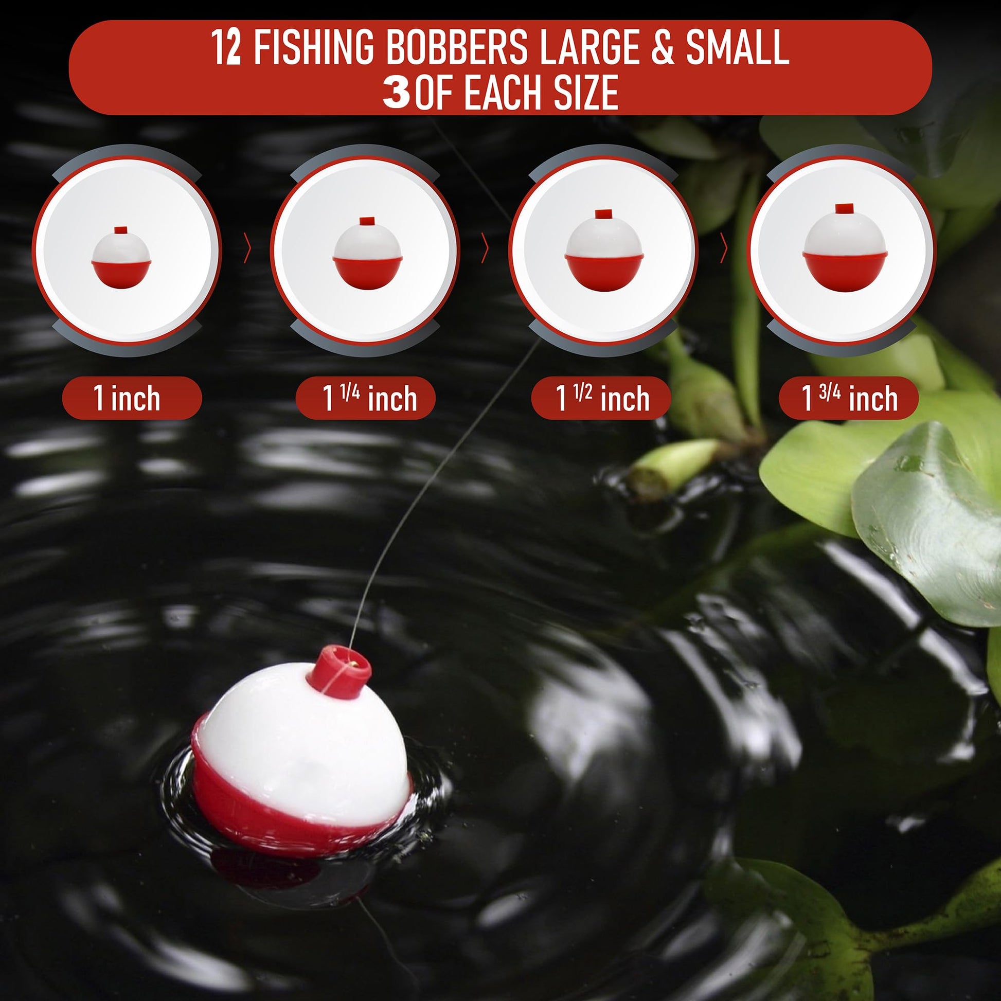 Bobbers for Fishing/Snap on Fishing Bobbers Assortment