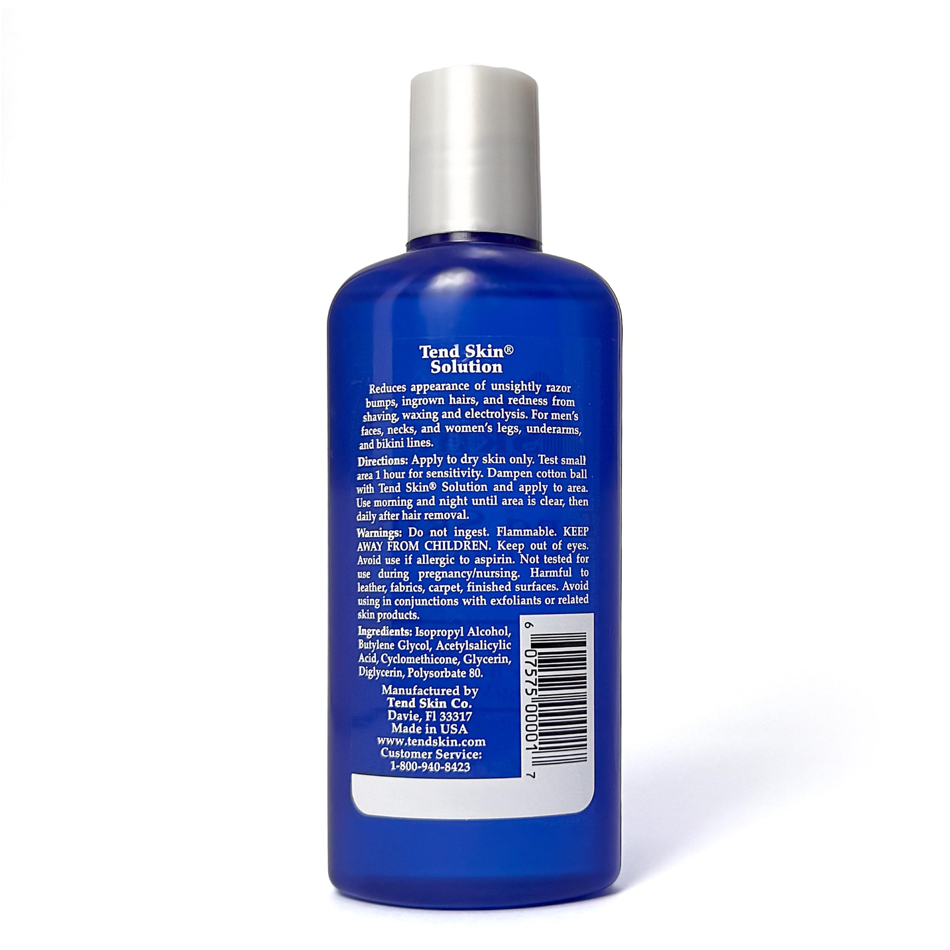 Tend Skin Razor Bump, Ingrown Hair Solution for Unsightly Razor Bumps, Ingrown Hair and Razor Burns, Post Shaving and Waxing Toner for Men and Women, Made in USA, 4 Oz