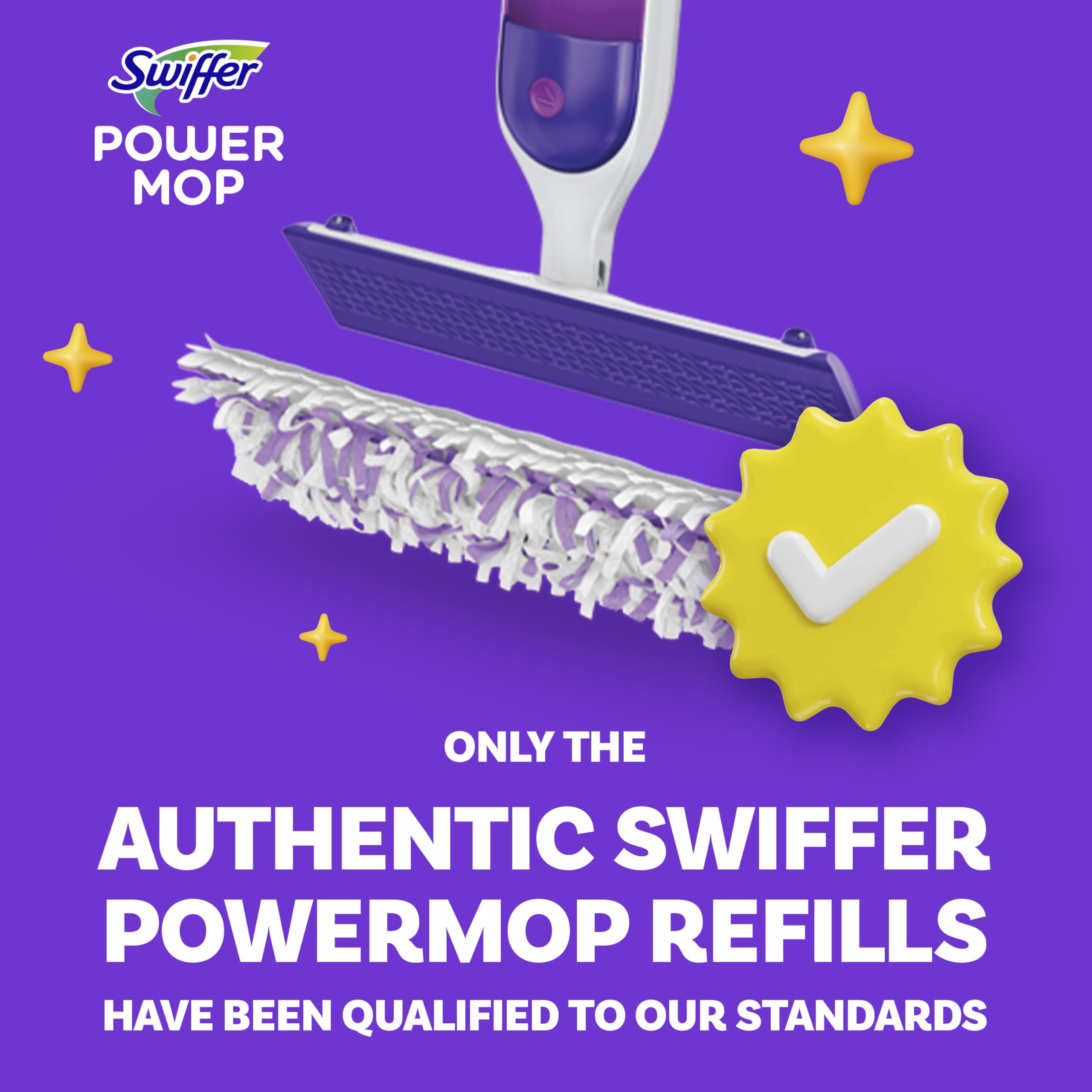 Swiffer PowerMop Multi-Surface Mopping Pad Refills, Made by Swiffer, for Floor Cleaning, 11 Count