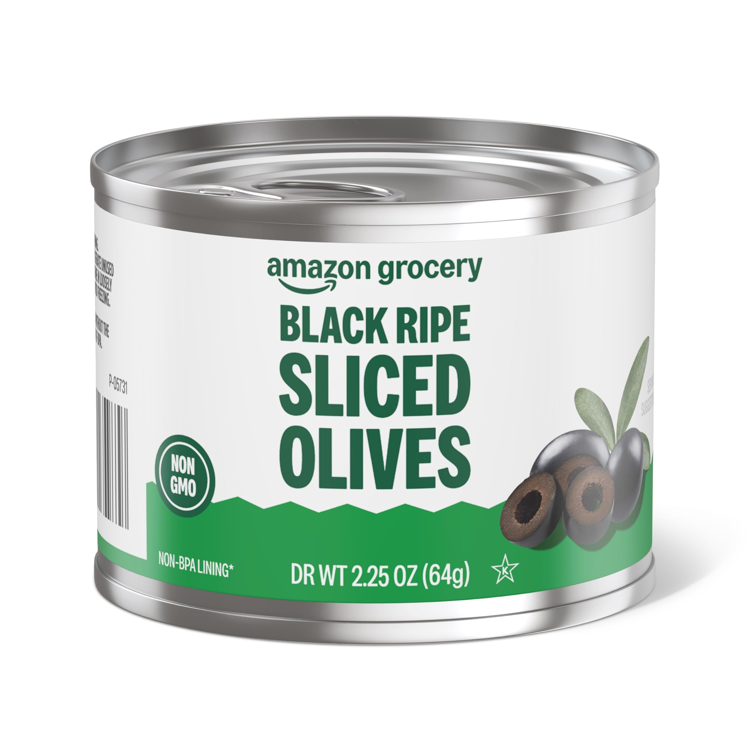 Grocery, Black Ripe Sliced Olives, 2.25 Oz (Previously Fresh, Packaging May Vary)