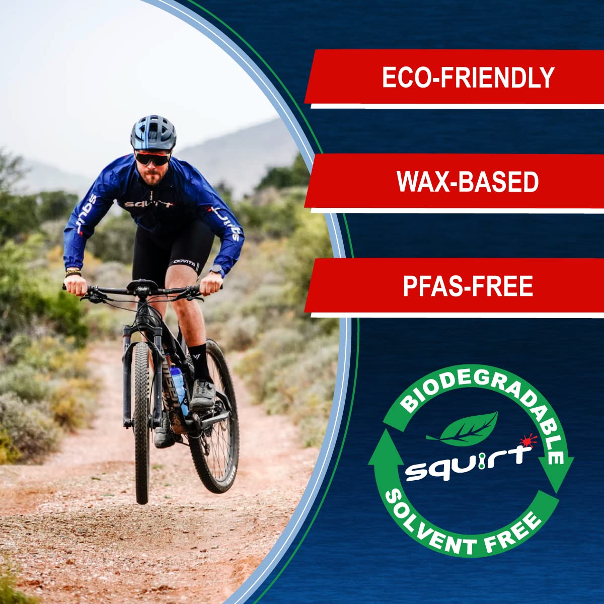 Squirt Chain Lube for Bikes 120 ml – Long-Lasting Lubricant for All Bike Chains – All-Weather Dry Bike Chain Lube to Reduce Noise & Chainsuck – Bicycle Tools & Maintenance Aid
