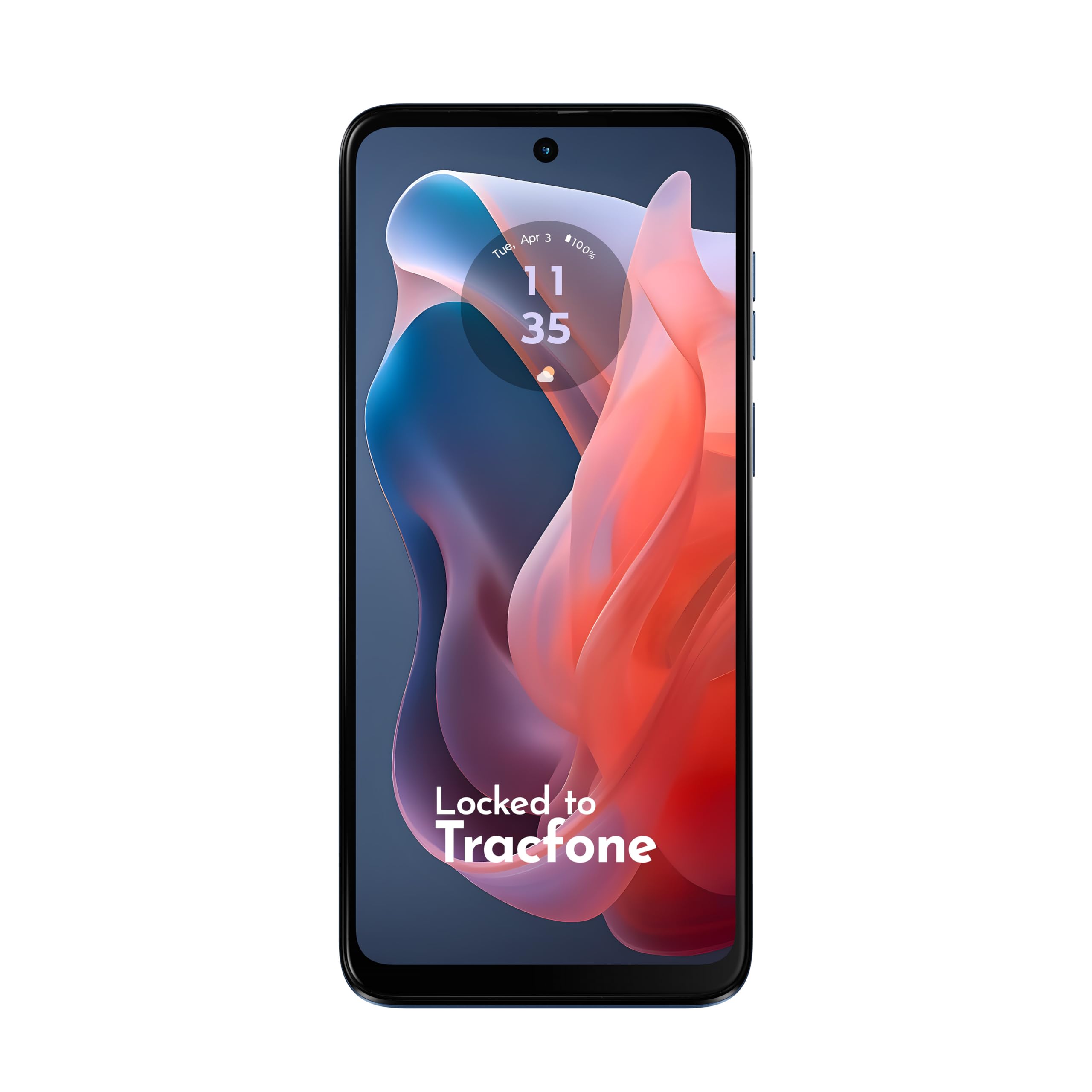 Tracfone, Motorola Moto g Play 2024, 64GB, Prepaid-Smartphone, Saphirblau, 50MP Kamera, Gesperrt
