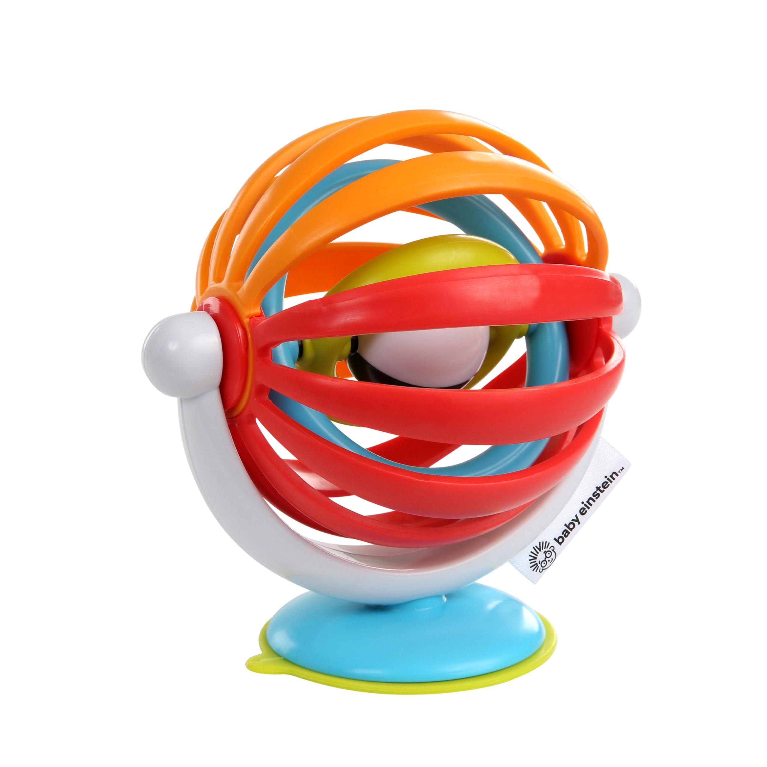 Baby Einstein Sticky Spinner BPA-free Suction Cup High Chair Activity Toy and Tray Toy for Early Development, 3mo+