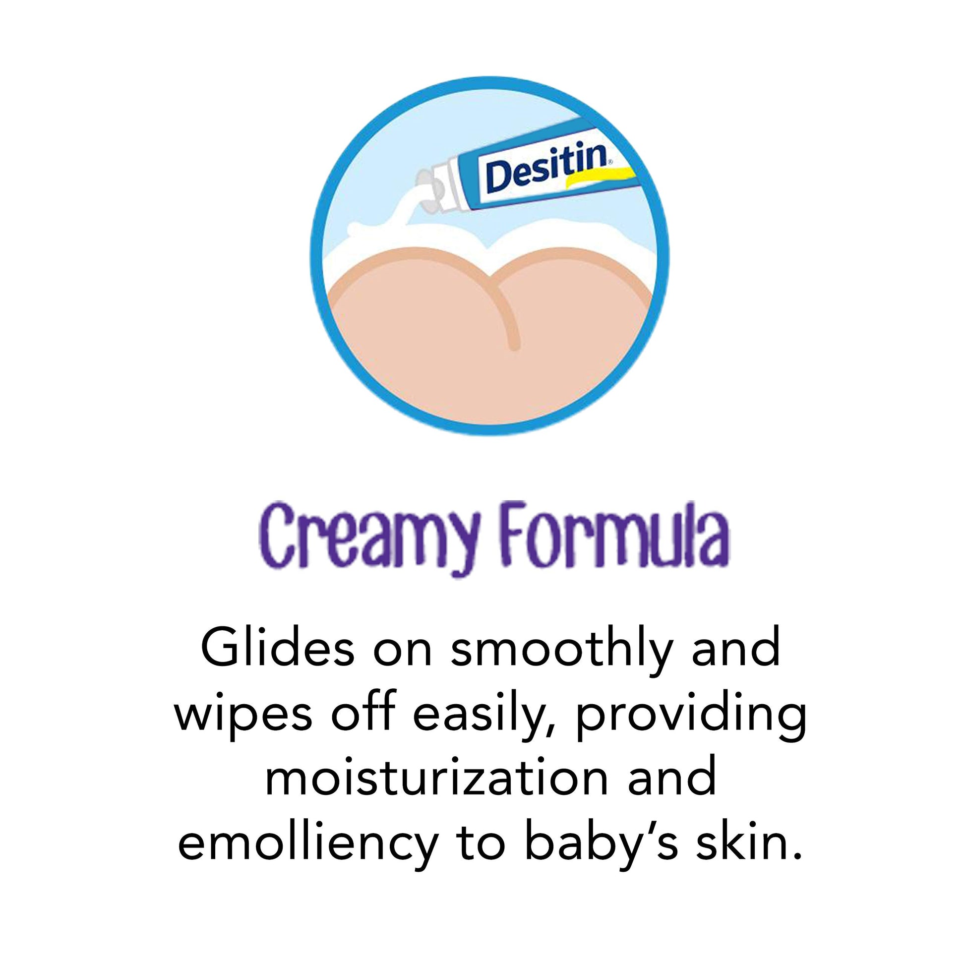 Desitin Daily Defense Baby Diaper Rash Cream with Zinc Oxide to Treat, Relieve & Prevent diaper rash, Hypoallergenic, Dye-, Phthalate- & Paraben-Free, 4 oz