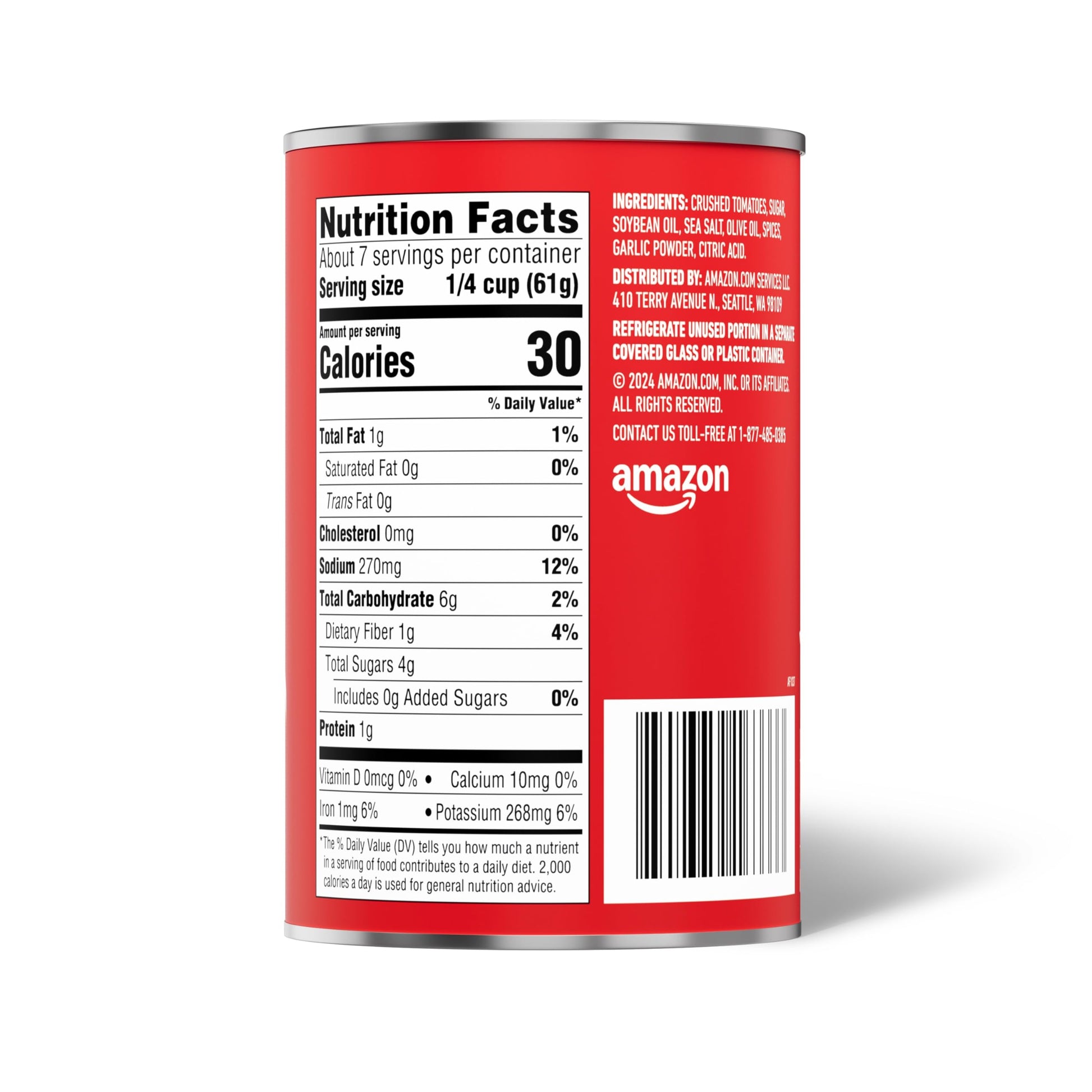 Amazon Saver, Traditional Pizza Sauce, 15 Oz (Previously Happy Belly, Packaging May Vary)