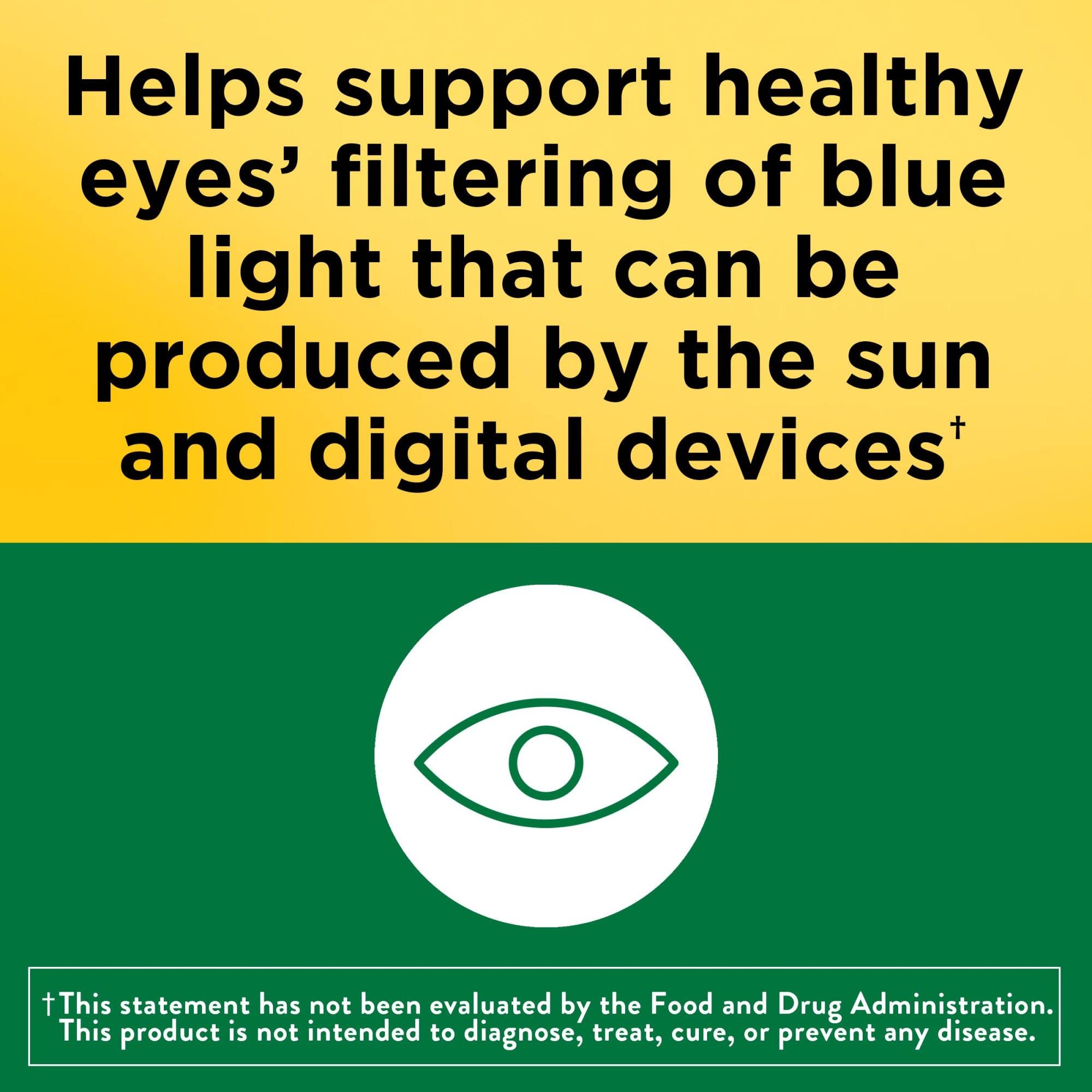 Nature Made Vision Based on the AREDS 2 Formula, Eye Vitamins with Lutein & Zeaxanthin, Vitamin C, Vitamin E, Zinc and Copper for Healthy Vision and Eye Function Support, 60 Softgels, 30 Day Supply
