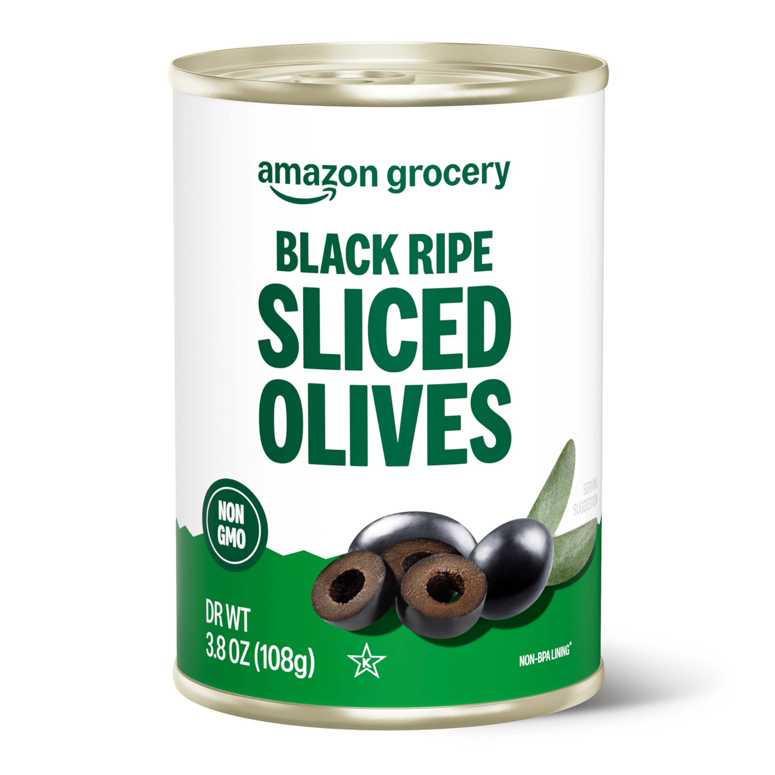 Grocery, Black Ripe Sliced Olives, 3.8 Oz (Previously Fresh, Packaging May Vary)