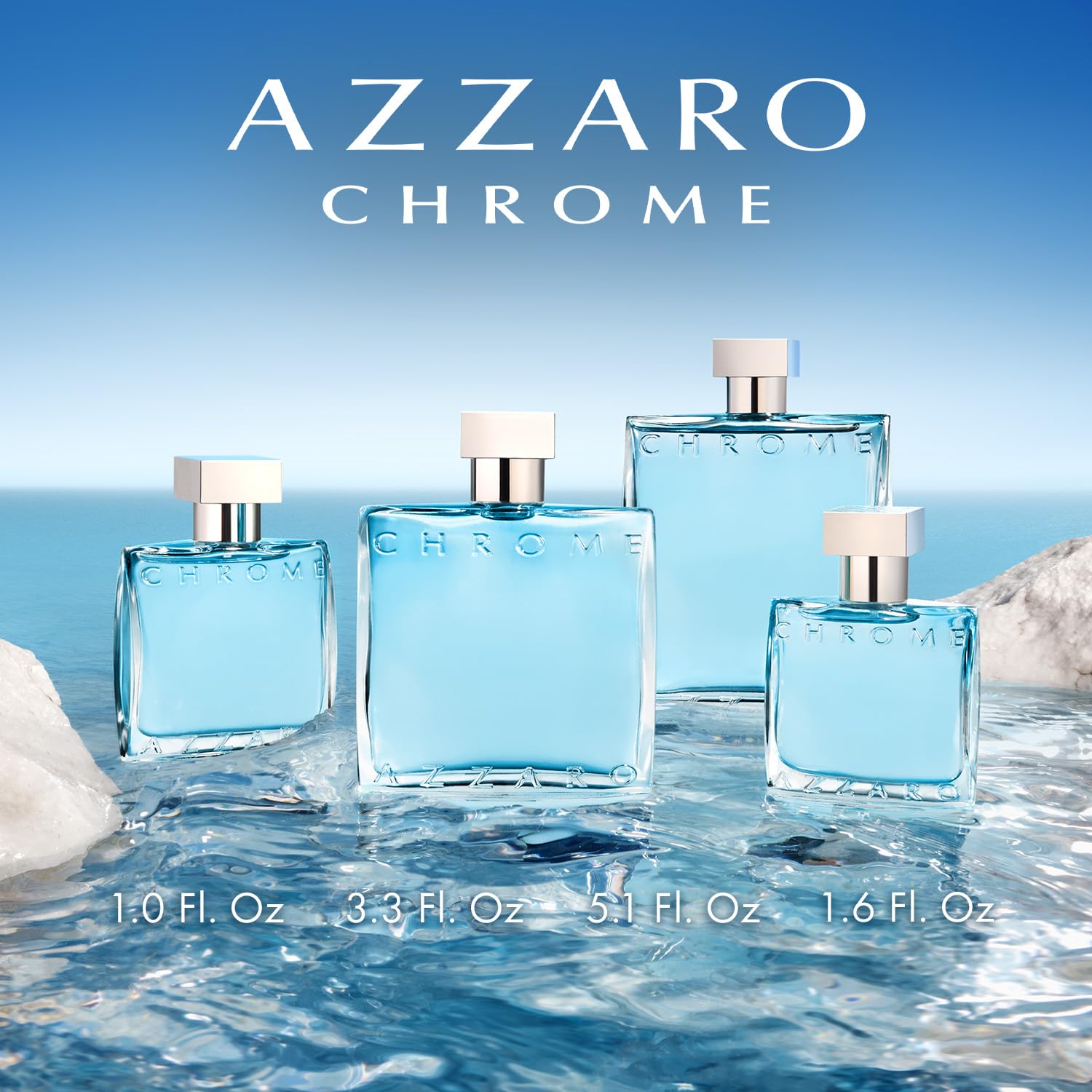 Azzaro Chrome by Azzaro Eau De Toilette Spray 1.0 OZ