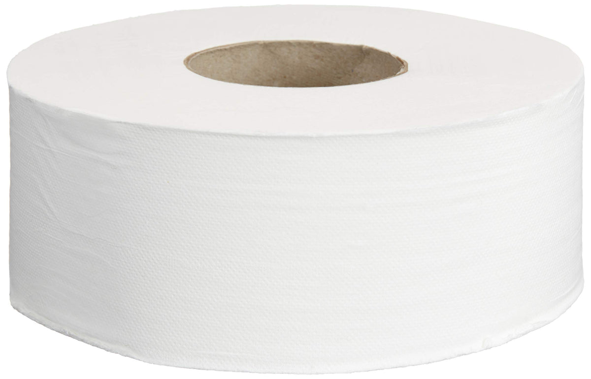 Commercial 2-Ply White 9' Jumbo Roll Toilet Paper/Bath Tissue (416972)|Bulk for Business |Septic Safe |Compatible with Universal Dispensers|FSC Certified |1000 feet per Roll (12 Rolls)()