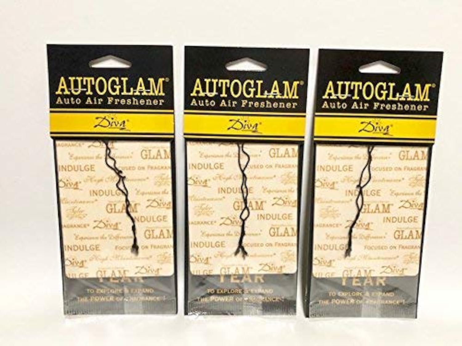Tyler Candles Autoglam Auto-Lufterfrischer, Diva, 3er-Set