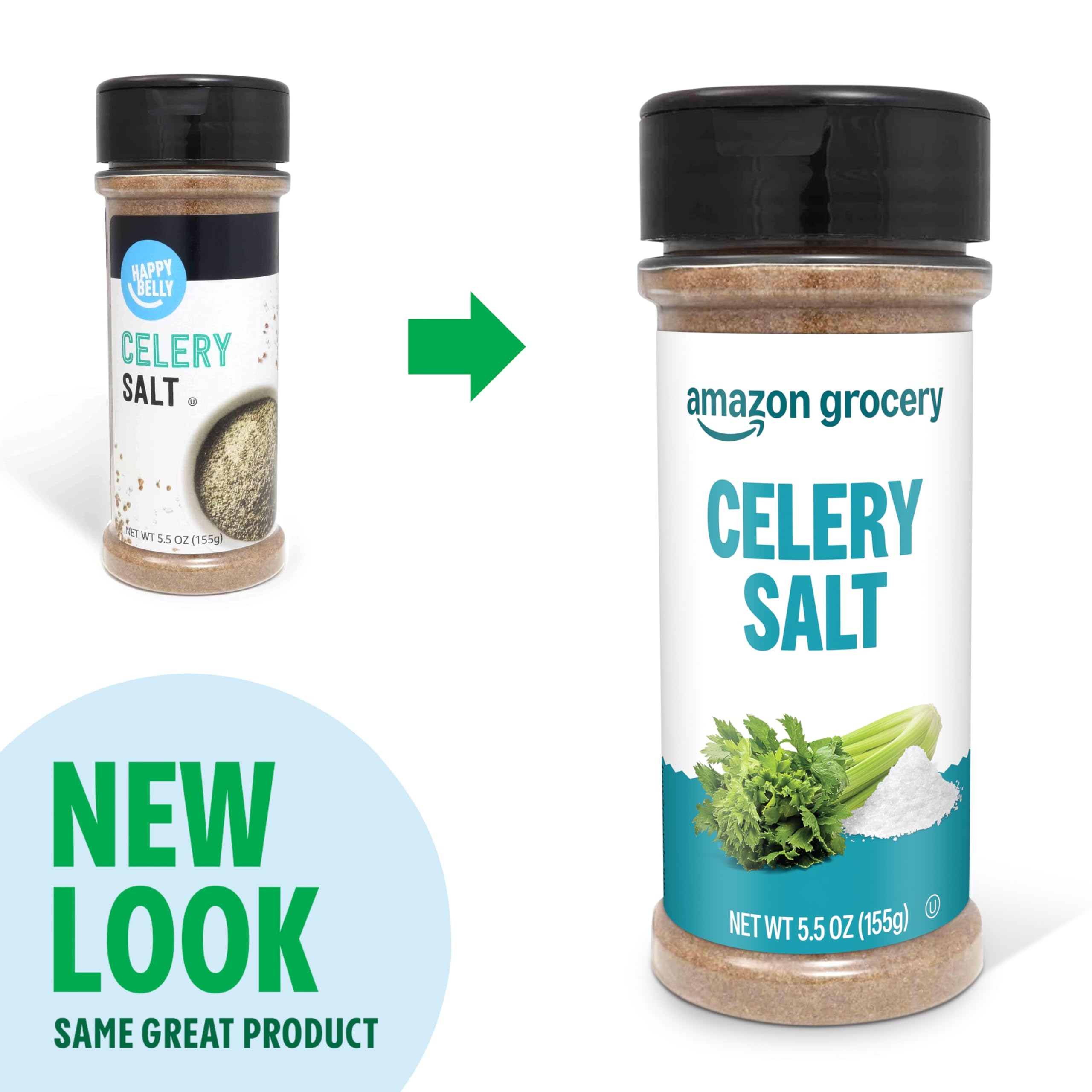 Amazon Grocery, Celery Salt, 5.5 Oz (Previously Happy Belly, Packaging May Vary)