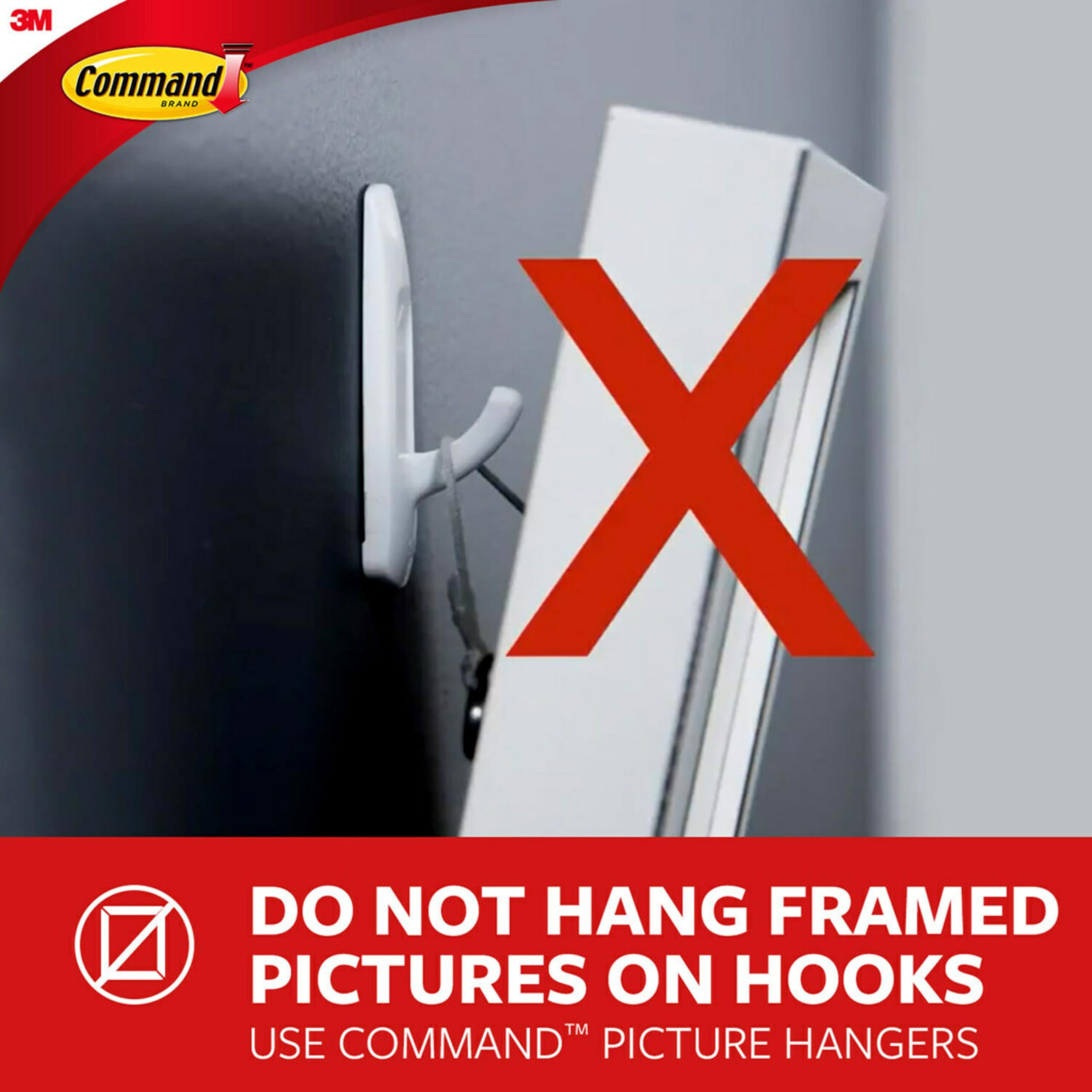 Command Key Rail, Holds up to 2 lb, 8-inch Rail with 4 Key Hooks and 6 Command Strips, Quartz, Removable Key Hooks for Entryway or Hallway, Hang Keys, Hats, Dog Leashes, and Accessories