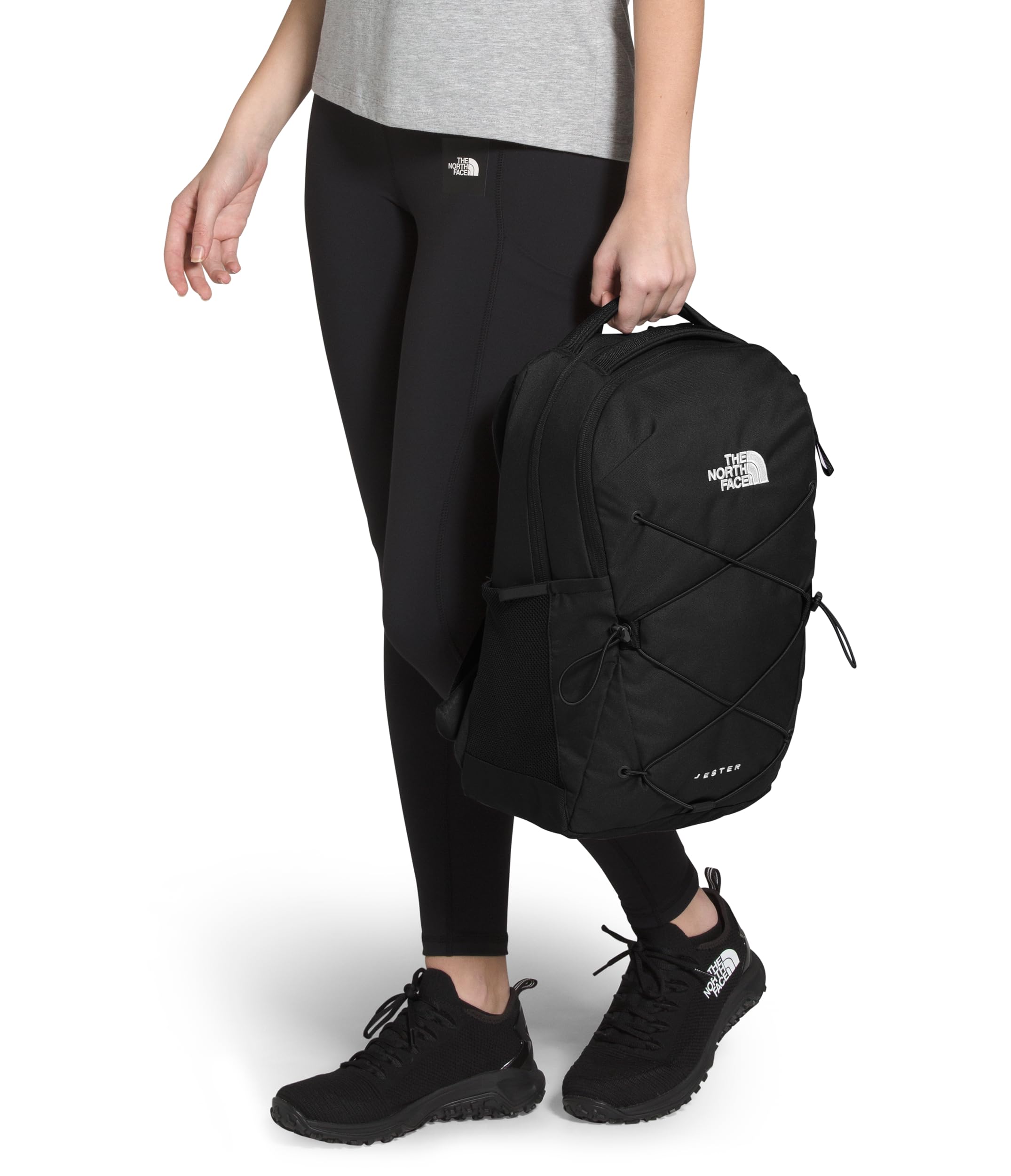 THE NORTH FACE Women's Jester Everyday Laptop Backpack | Commuter Travel Bag with Laptop Sleeve, Water-Repellent Finish, Spacious Compartment, TNF Black-NPF, One Size