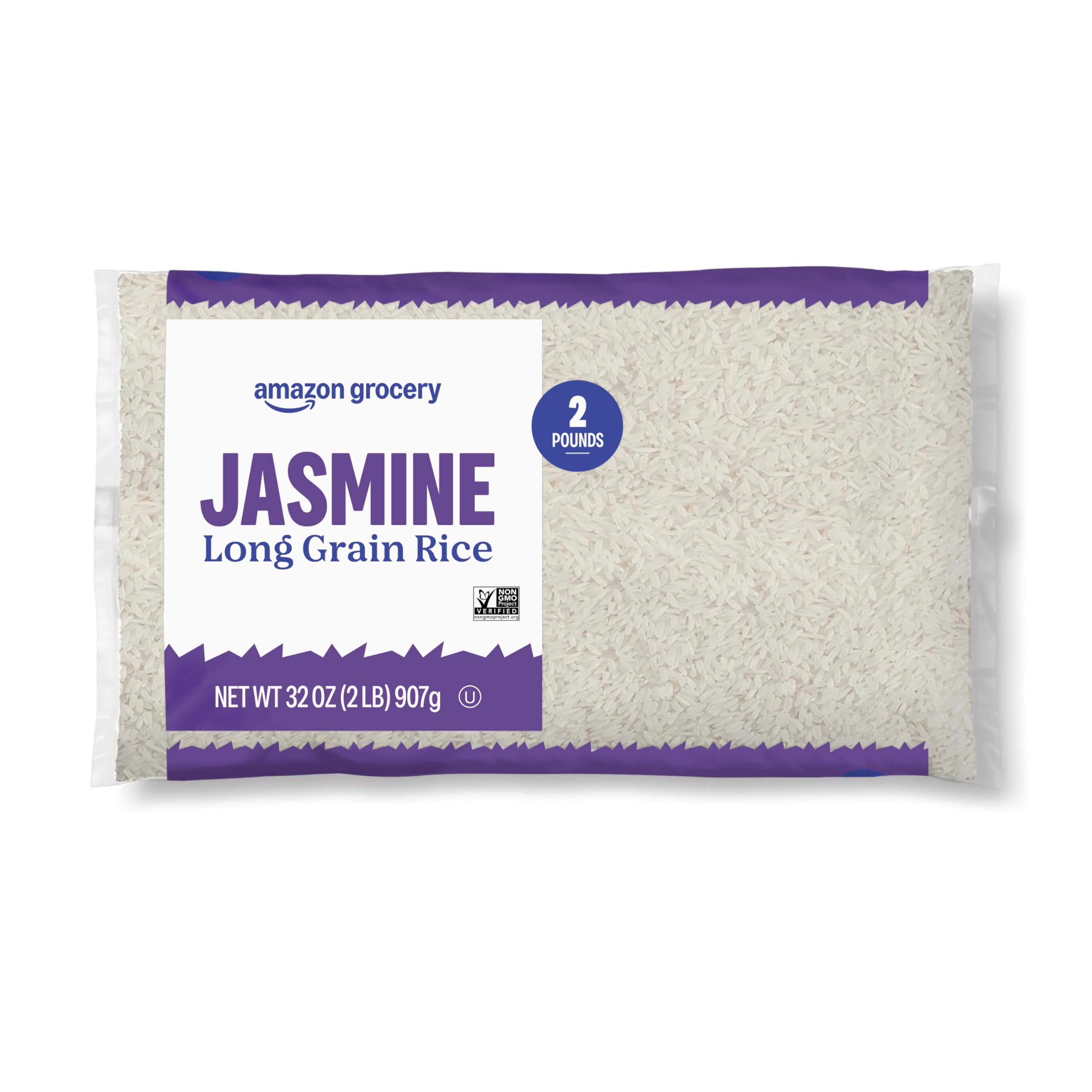 Grocery, Jasmine Long Grain Rice, 2 Lb (Previously Fresh, Packaging May Vary)