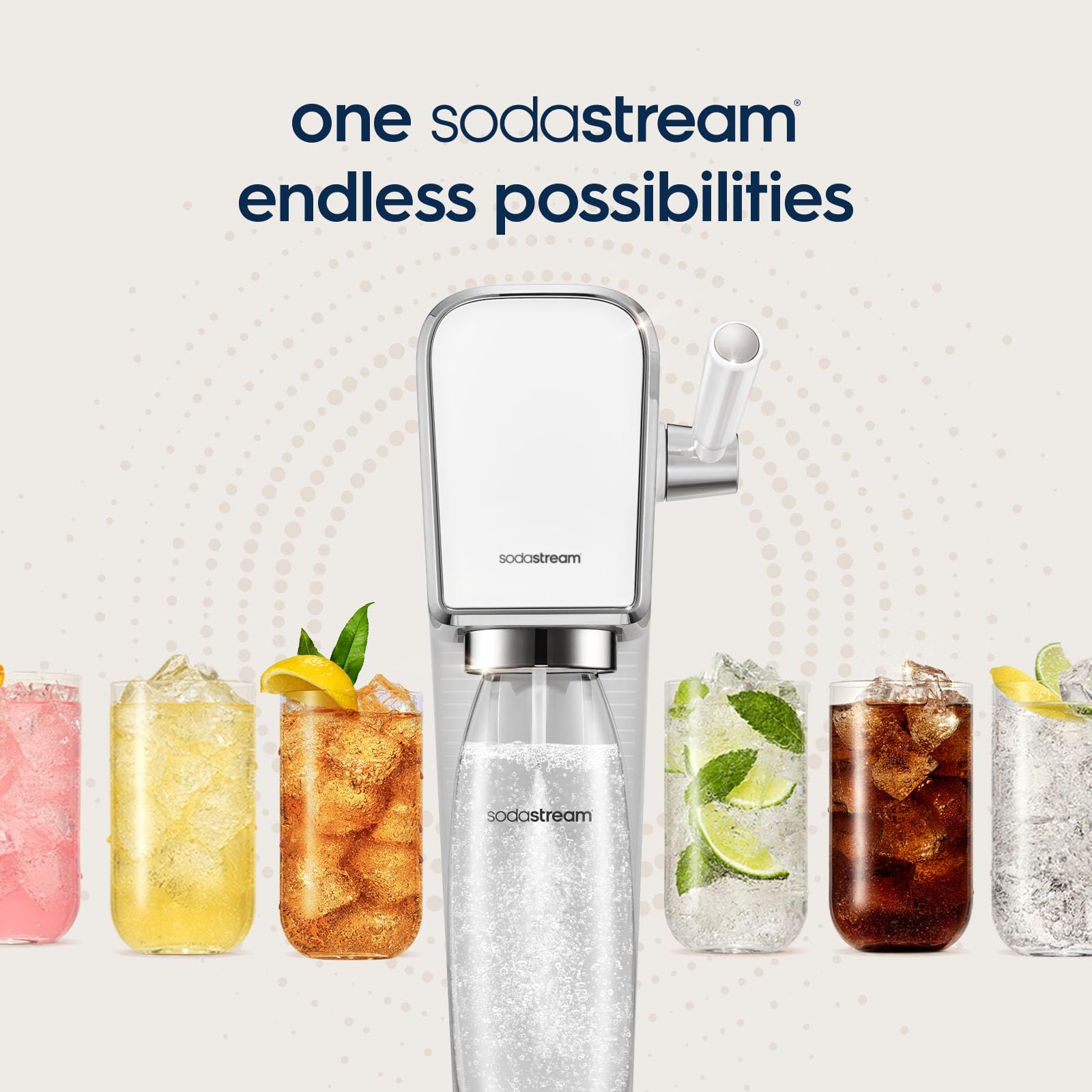 SodaStream - Bubly Fruit Drops for Sparkling Water | Natural Fruit Flavor | Zero Calories, No Sweeteners | Create Your Own Bubly with SodaStream | Variety Pack, Bubly Original, Pack of 6 | 8 Fl Oz