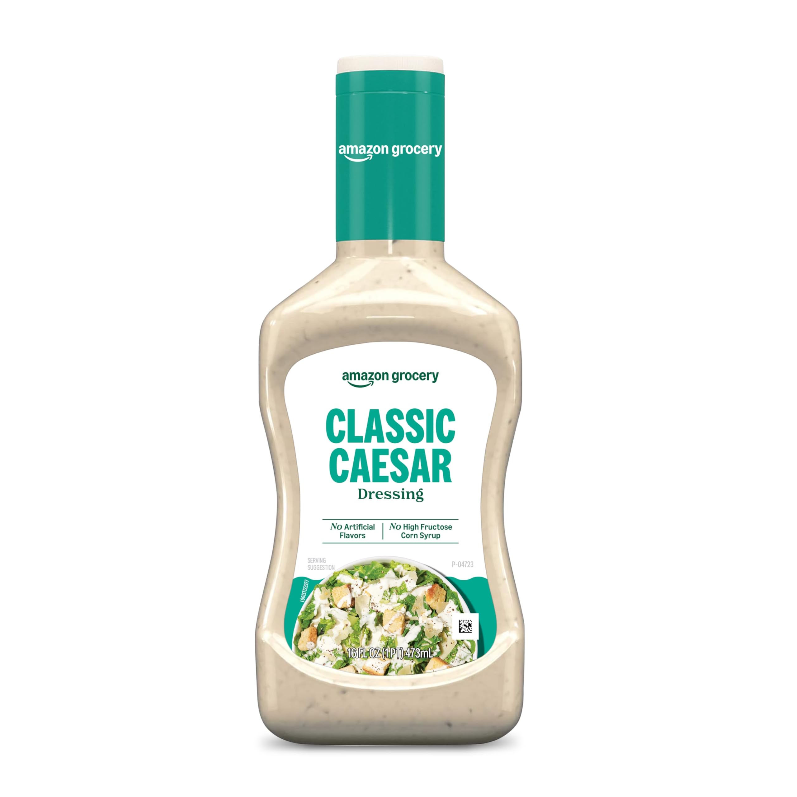 Amazon Grocery, Classic Caesar Dressing, 473 ml (Zuvor Happy Belly, Verpackung kann abweichen)