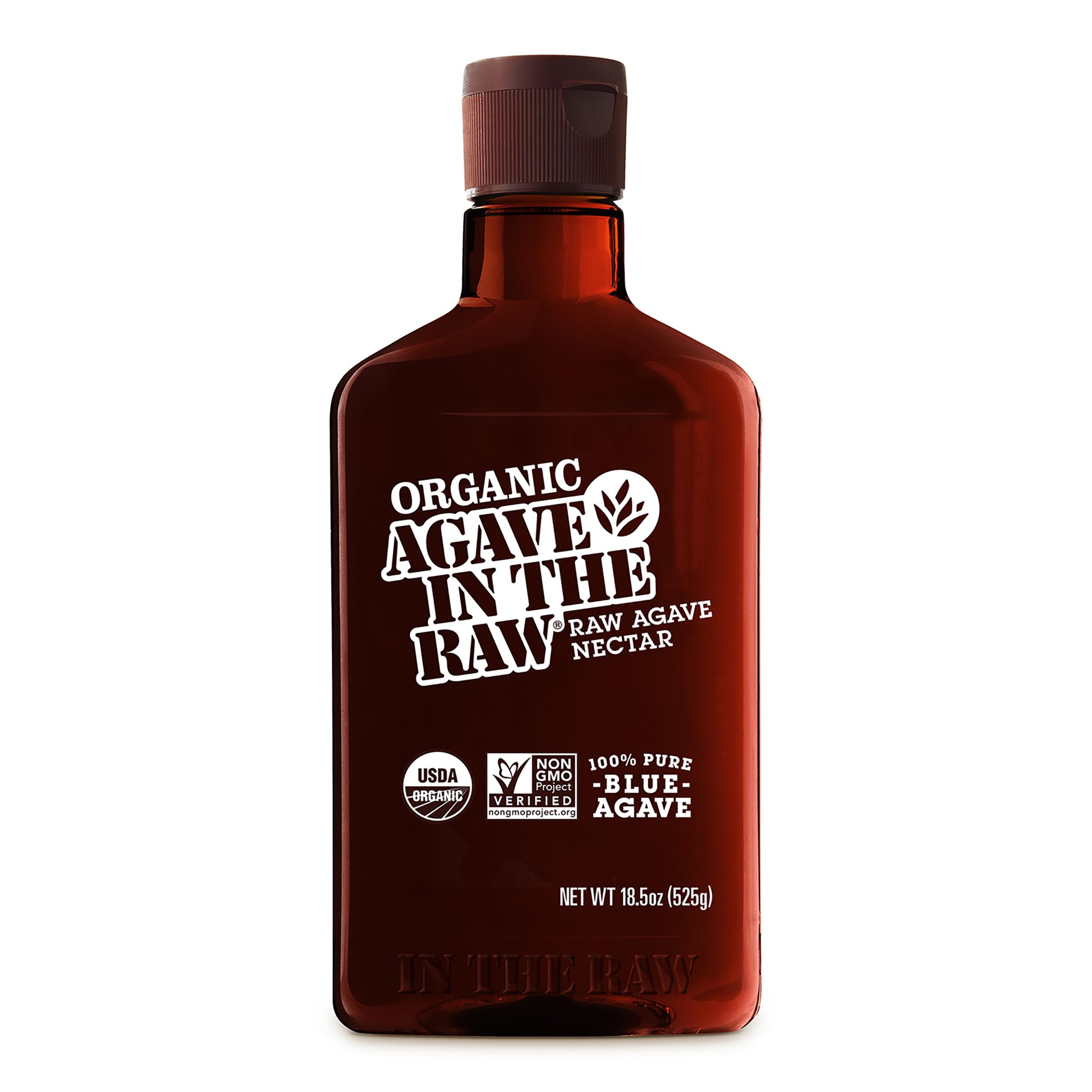 Bio-Agavendicksaft von In The Raw, 524 g, aus Bio-Blauer Agave aus Mexiko, USDA Bio, gentechnikfrei, koscher, vegan und mit niedrigem glykämischem Index
