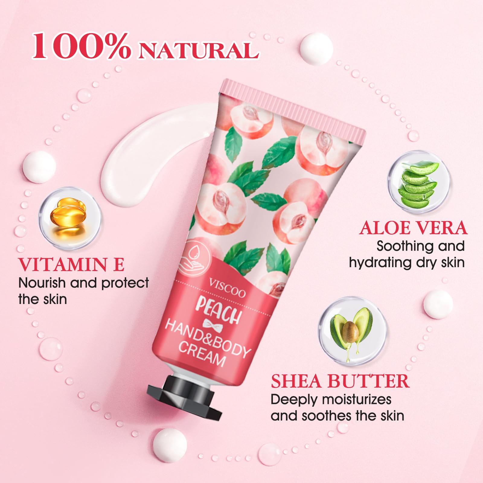 7 Pack Hand Cream Gifts Set for Women,Hand Lotion for Birthday Gifts for Women Teengirls, Bridesmaid Gifts,Thank You Gifts,Mini Moisturizing Hand Lotion Travel Size in Bulk for Dry Cracked Hands