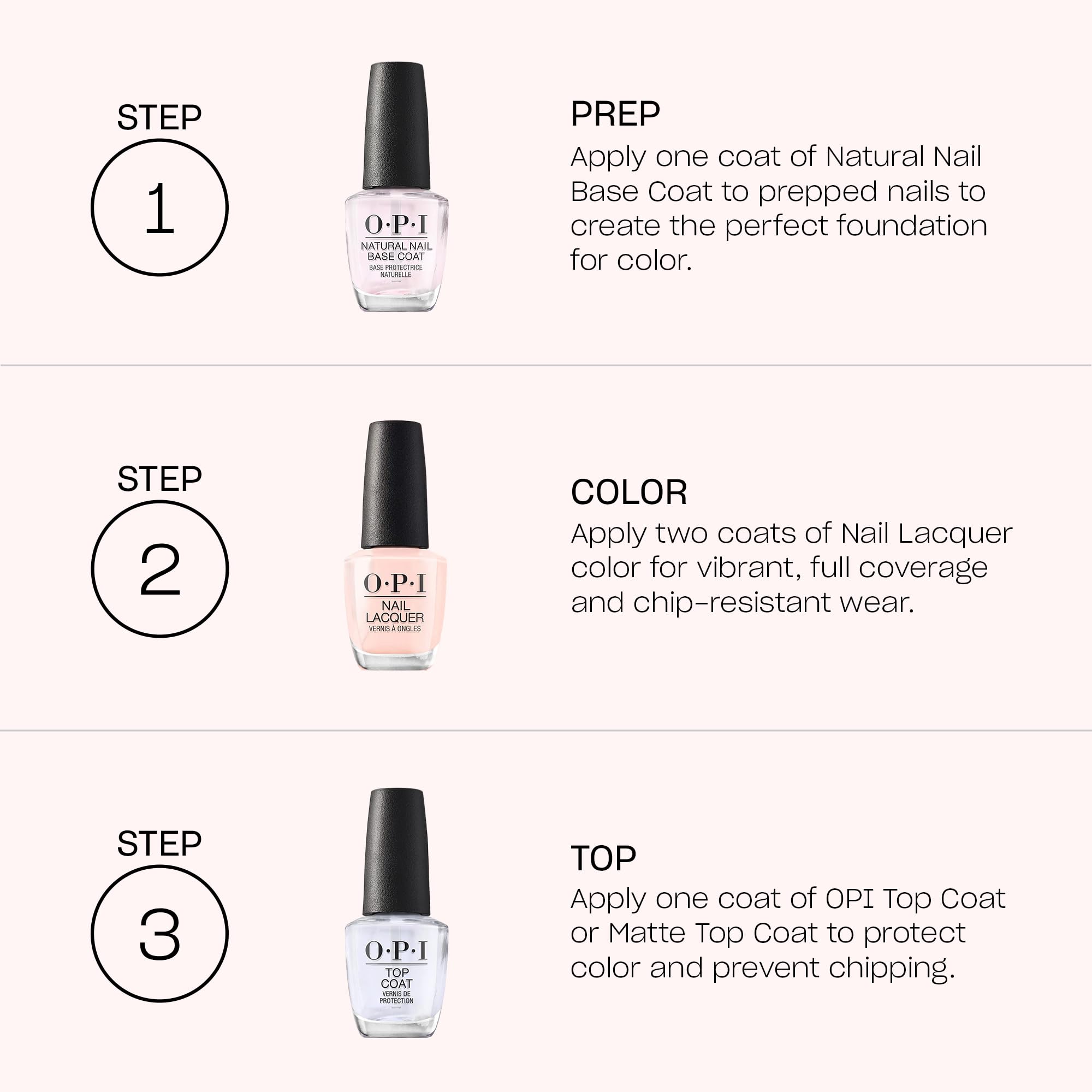 OPI Nail Lacquer, Opaque & Vibrant Crème Finish Black Nail Polish, Up to 7 Days of Wear, Chip Resistant & Fast Drying, Black Onyx, 0.5 fl oz