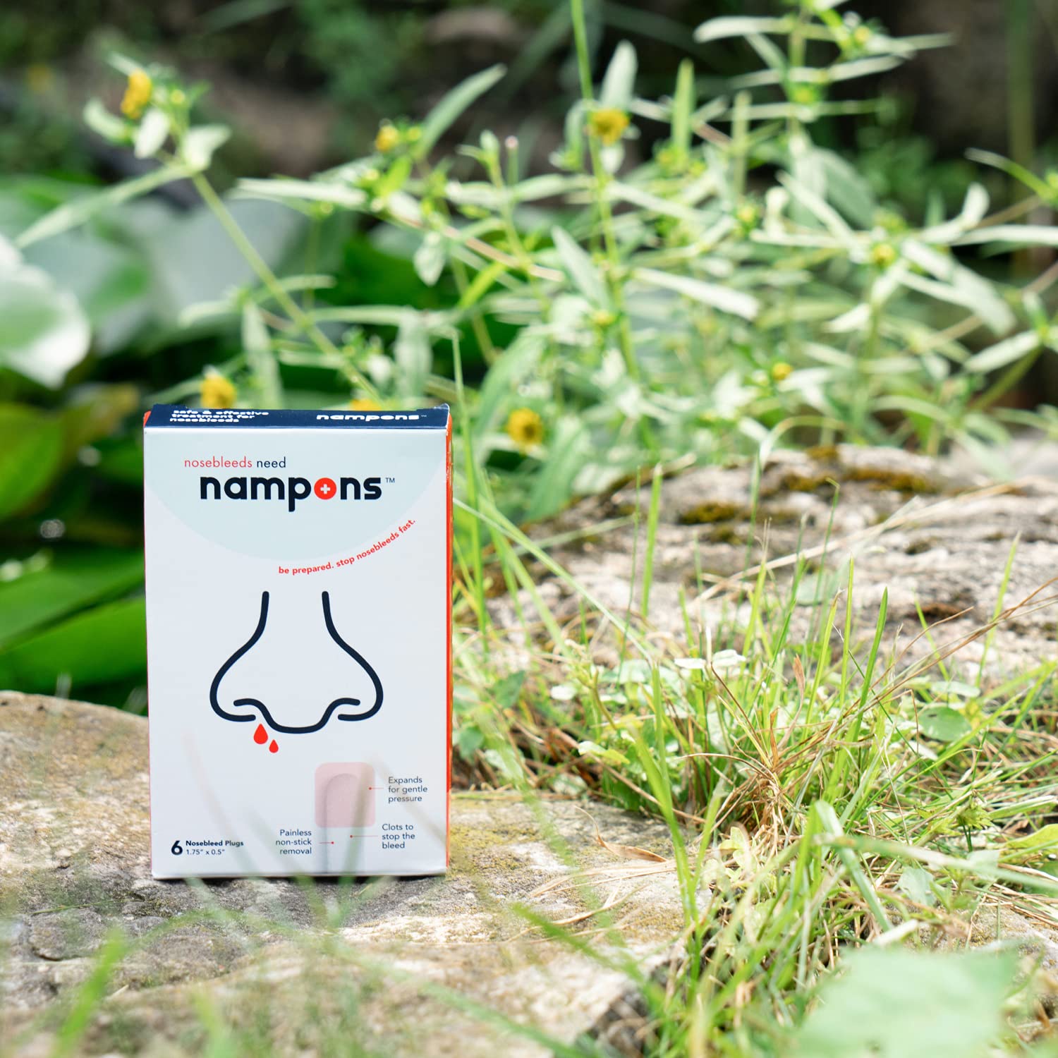 Nampons for Nosebleeds - 12 Nasal Plugs with Clotting Agent to Stop Nosebleeds Fast. Trusted by Doctors, Nurses and First Responders. Safe and Effective for Children, Adults, and Seniors
