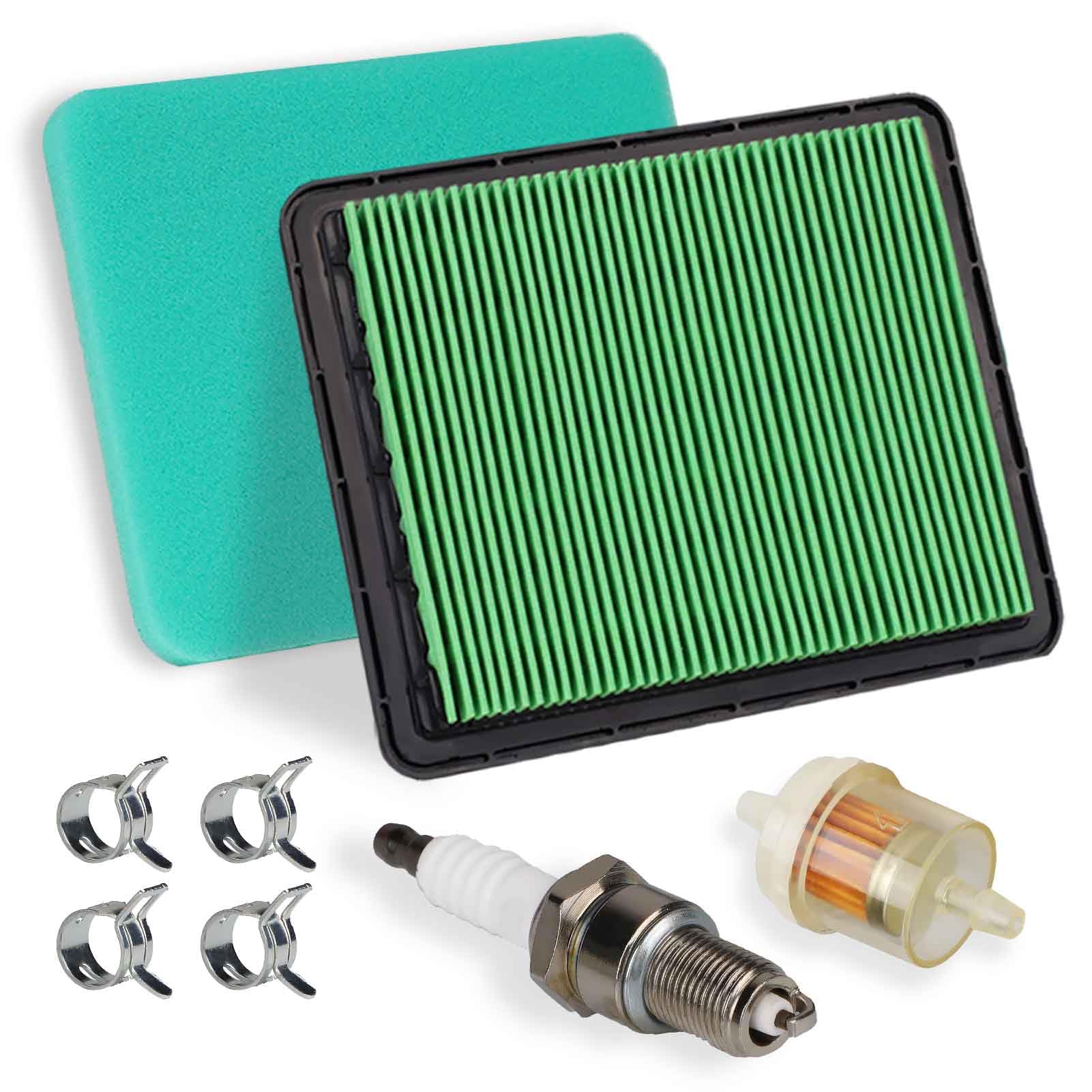HOODELL GCV160 Luftfilter-Wartungskit für Honda GCV190 GC190 GC160 GX100 Motor HRC216 HRR216 HRR2169VKA HRX217 Rasenmäher, ersetzt GCV160 Zündkerze 17211-ZL8-023 Luftfilter