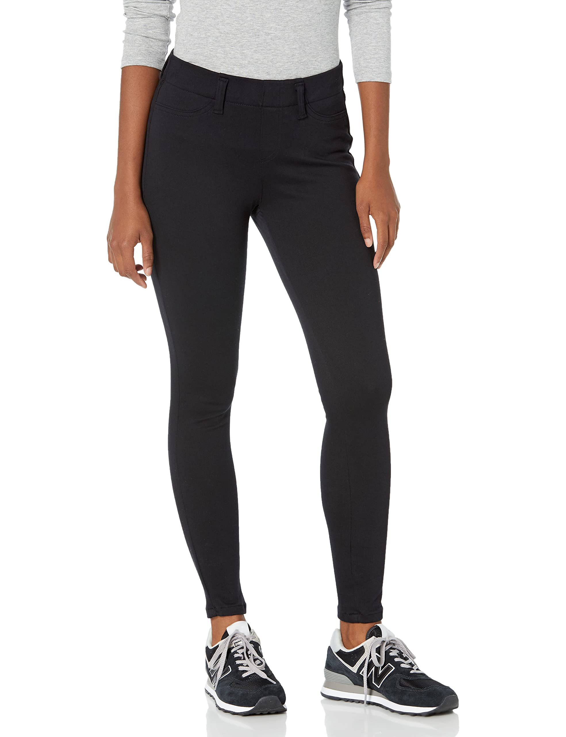 Essentials Women's Pull-On Stretchy Knit Jegging (Available in Plus Size), Black, X-Large