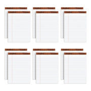 TOPS 8.5 x 11 3/4 Legal Pads, 12 Pack, The Legal Pad Brand, Wide Ruled, White Paper, 50 Sheets Per Writing Pad, Made in the USA (7533)