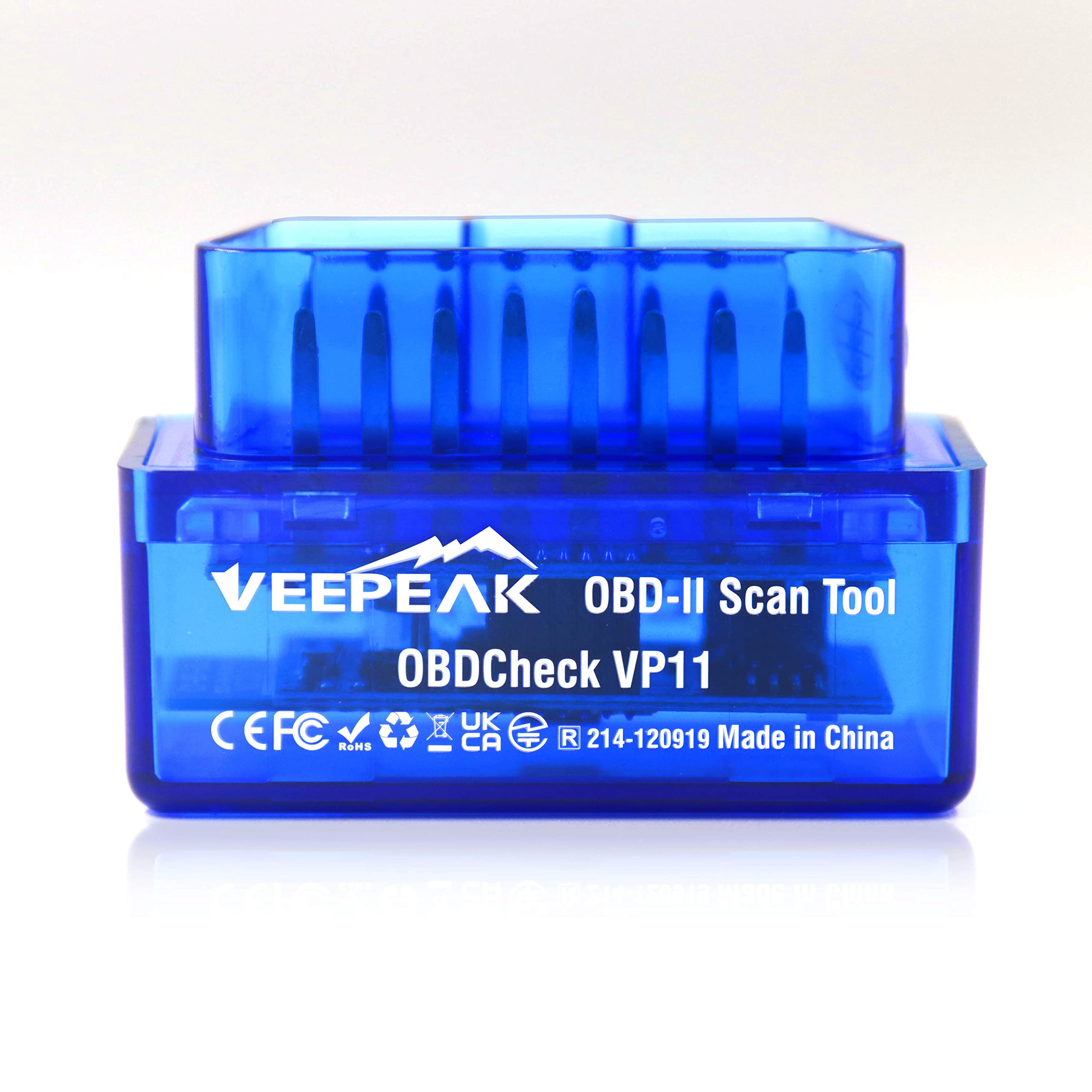 Veepeak Mini Bluetooth OBD II Scanner for Android (Incompatible with iOS), Car Wireless Check Engine Light Code Reader OBD Diagnostic Scan Tool