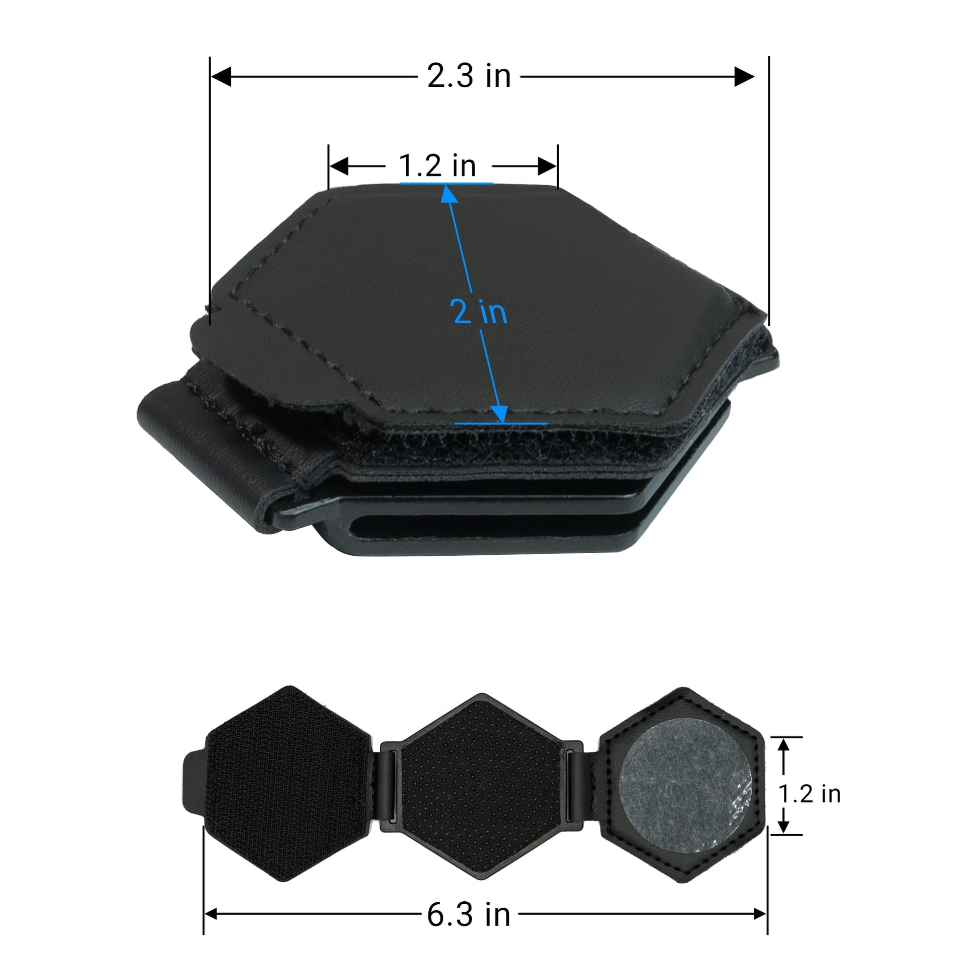 Yuoyar 2 Packs Car Seat Belt Clips - Universal Leather Seatbelt Adjuster Clips - Seat Belt Adjuster for Adults Kids