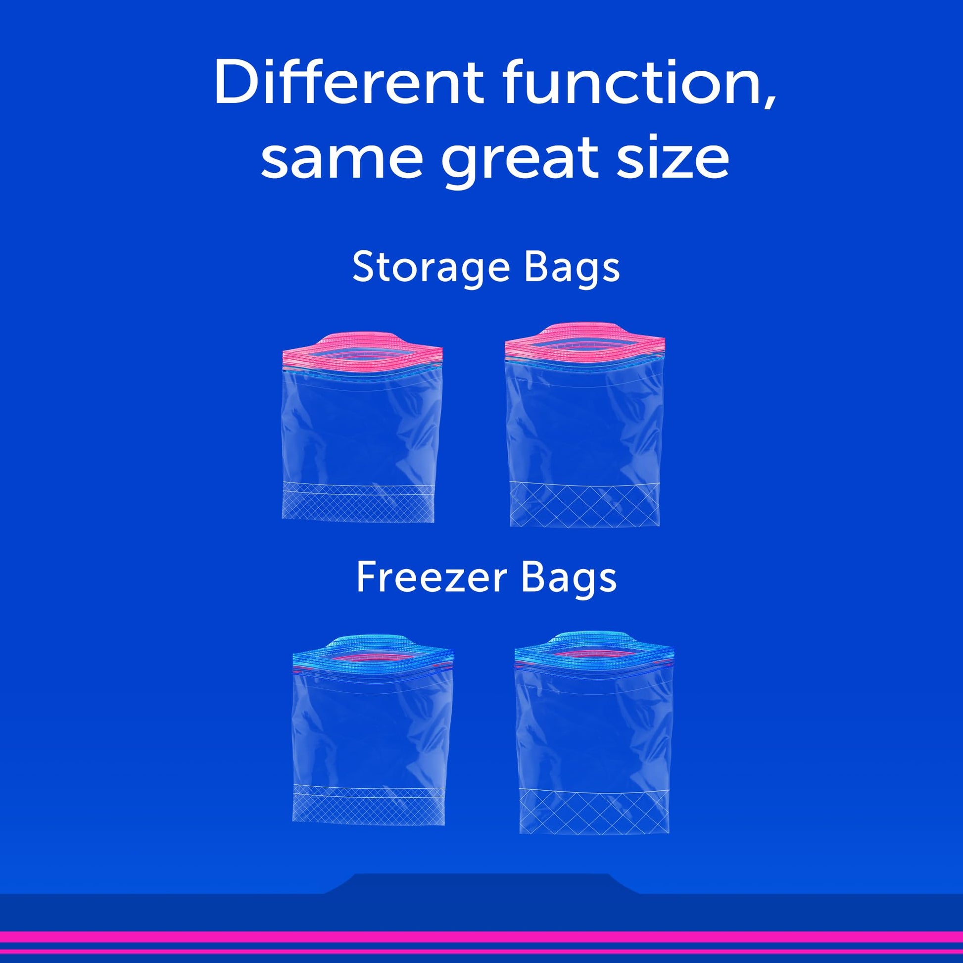 Ziploc Gallon Food Storage Freezer Bags, New Stay Open Design with Stand-Up Bottom, Easy to Fill, 28 Count