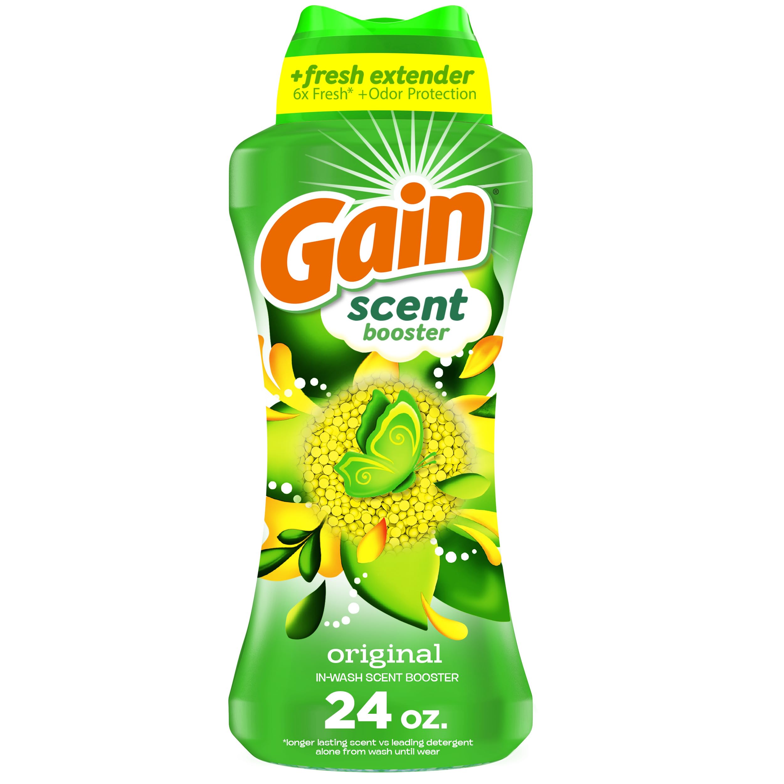 Gain Fireworks In-Wash Scent Booster Beads, Original, 24 oz, Laundry Scent Boosters, Gain Scent Booster Beads, Odor Eliminator