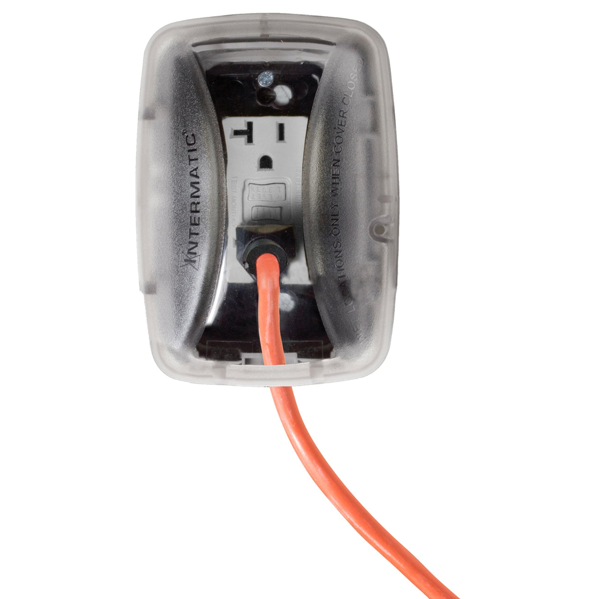 غطاء منفذ كهربائي مقاوم للعوامل الجوية Intermatic WP3100C - مقاومة درجات الحرارة القصوى، هيكل متين، تصميم متعدد الاستخدامات وقابل للتكوين، سهل التركيب، تثبيت آمن للاستخدام الخارجي