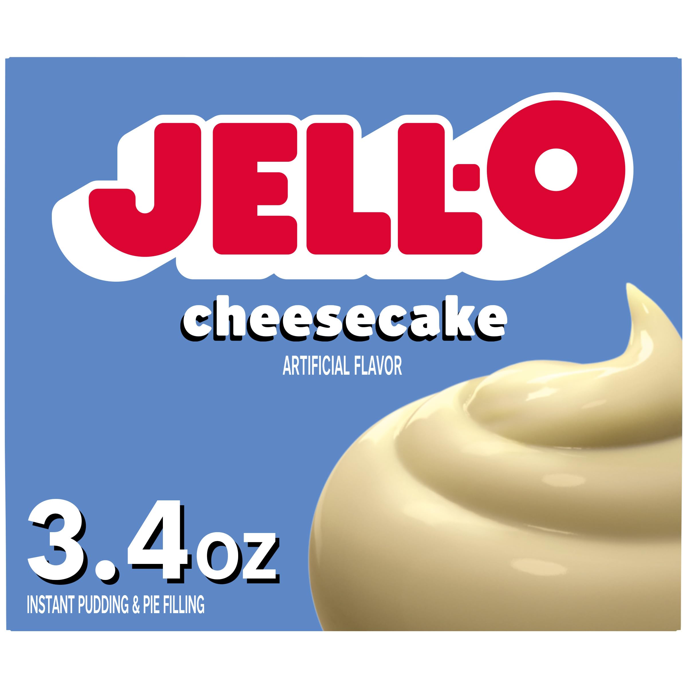 Jell-O Käsekuchen Pudding & Kuchenfüllung, 96g Packung
