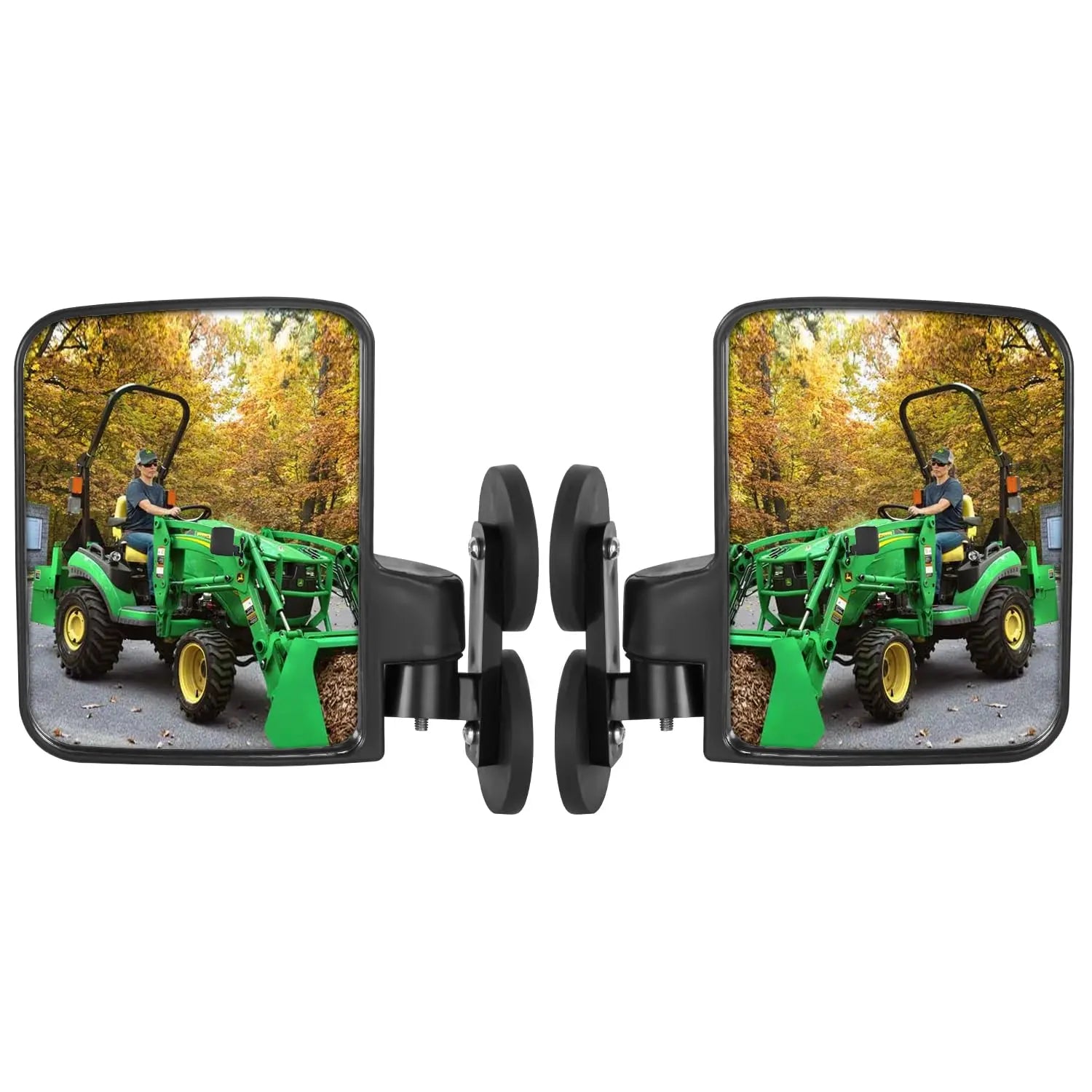 Universal Tractor Mirrors, Strong Magnetic Tractor Side Mirrors Compatible with Kubota B BX Mahindra John Deere Tractor Accessories