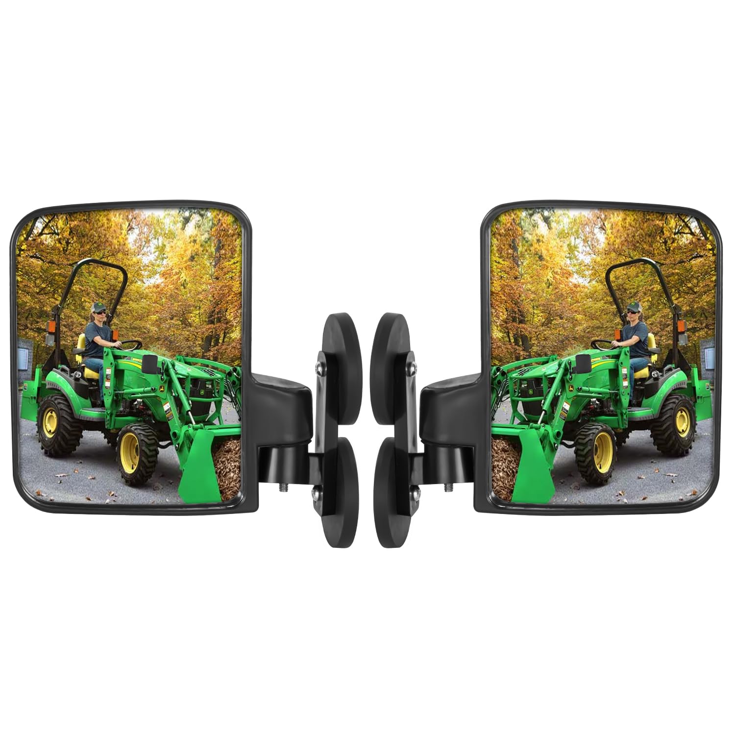 Universelle Traktorspiegel, starke magnetische Traktor-Seitenspiegel kompatibel mit Kubota B BX Mahindra John Deere Traktorzubehör