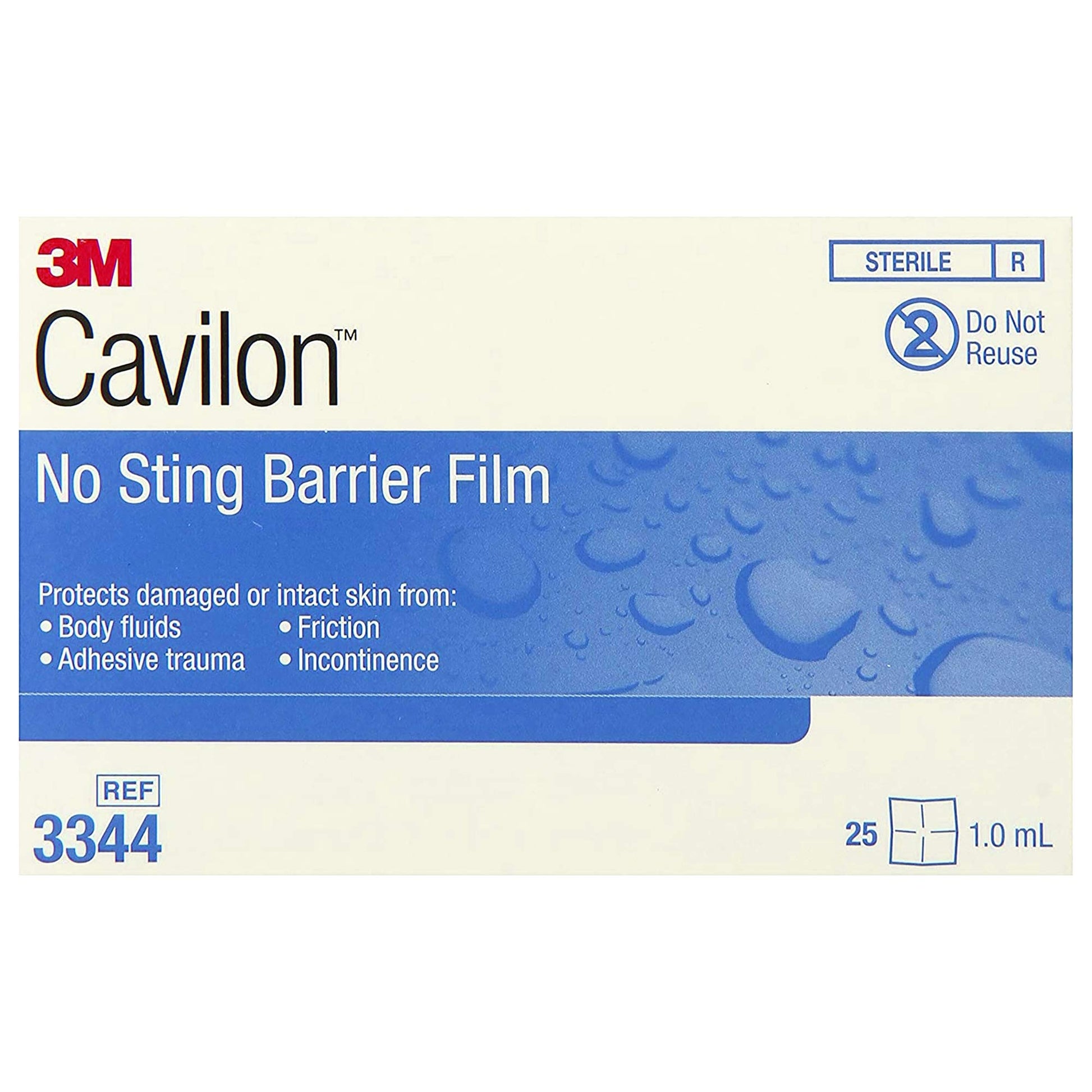 3M MCK33442100 - Barrier Film Cavilon 1.0 Ml Wipe, Sterile, Alcohol Free, No Sting