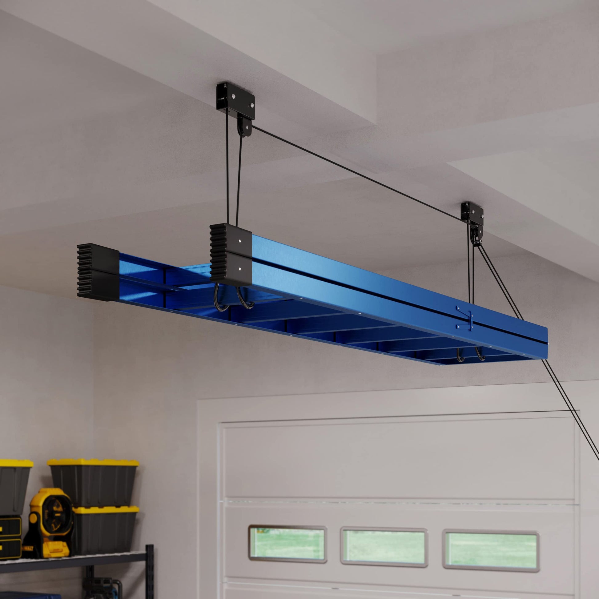 RAD Sportz Kayak Hoist Quality Garage Storage Canoe Lift with 125 lb Capacity Even Works as Ladder Lift Premium Quality