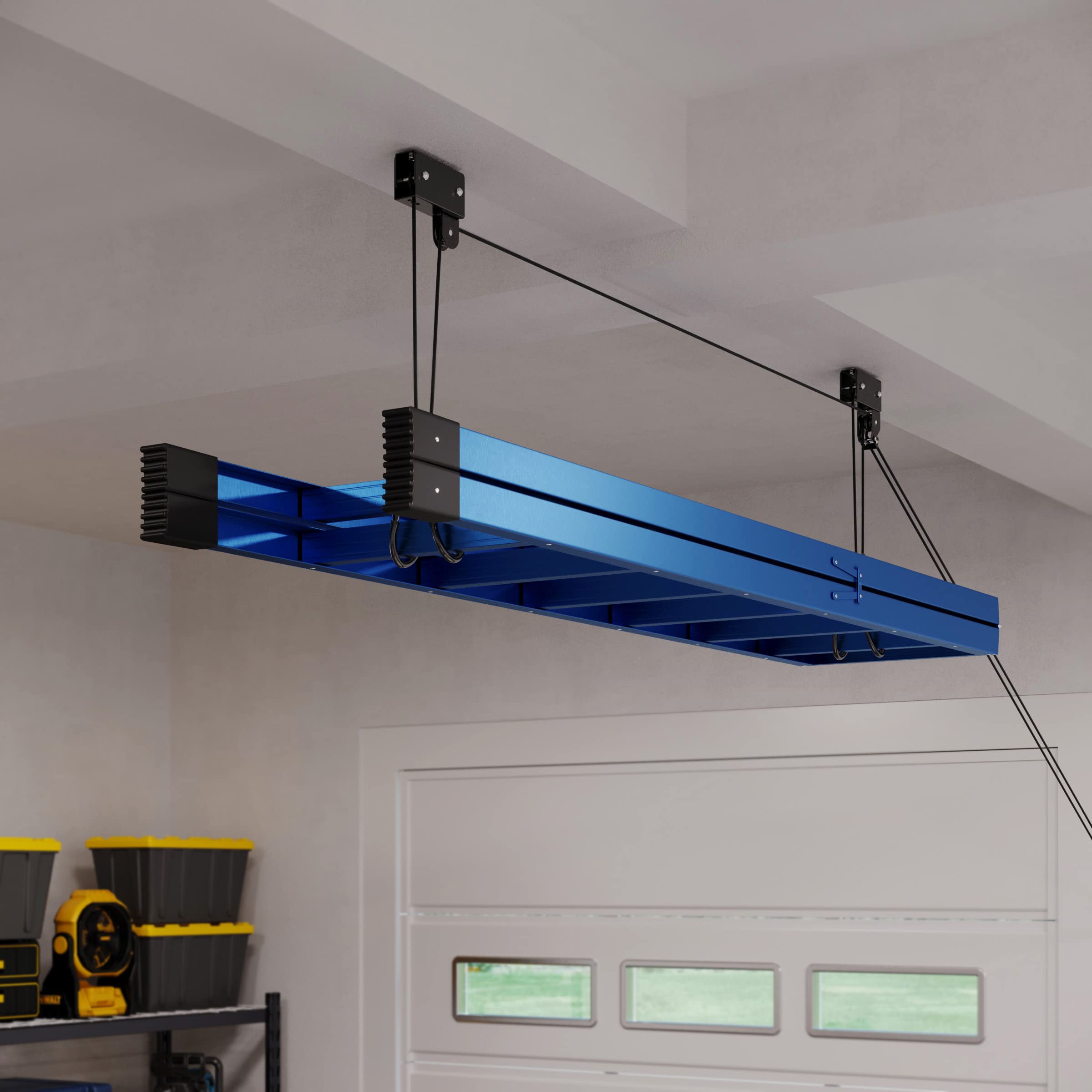 RAD Sportz Kayak Hoist Quality Garage Storage Canoe Lift with 125 lb Capacity Even Works as Ladder Lift Premium Quality