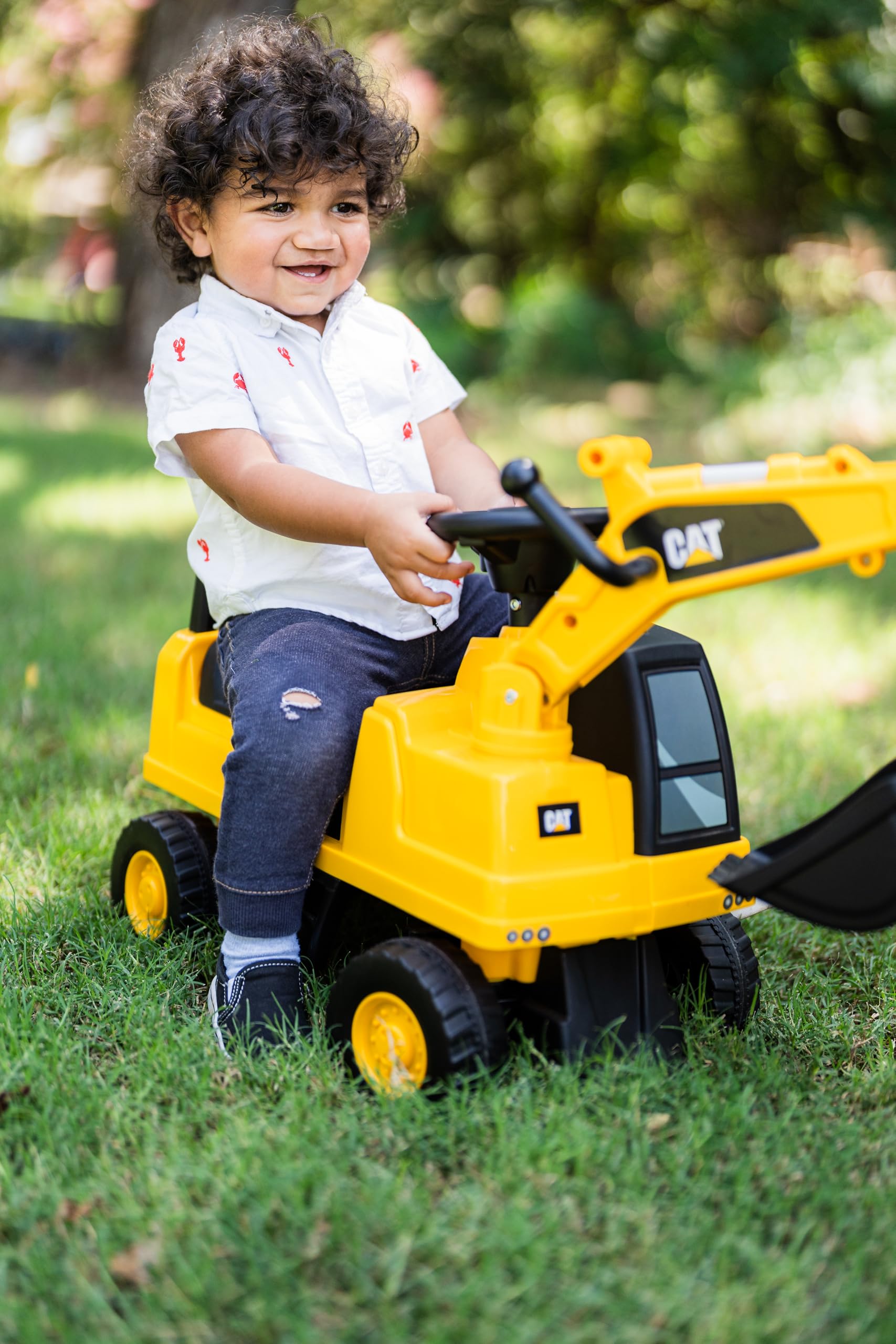 Best Ride On Cars CAT Excavator Push Car