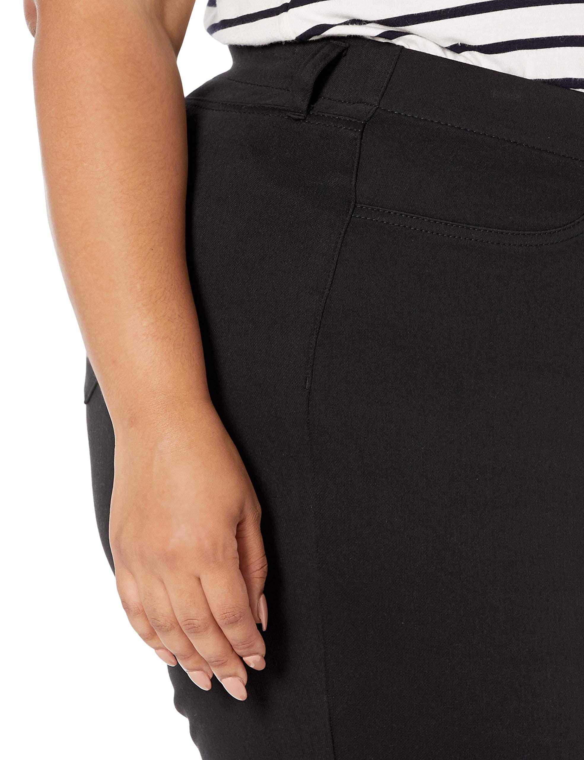 Amazon Essentials Women's Pull-On Stretchy Knit Jegging (Available in Plus Size), Black, X-Large