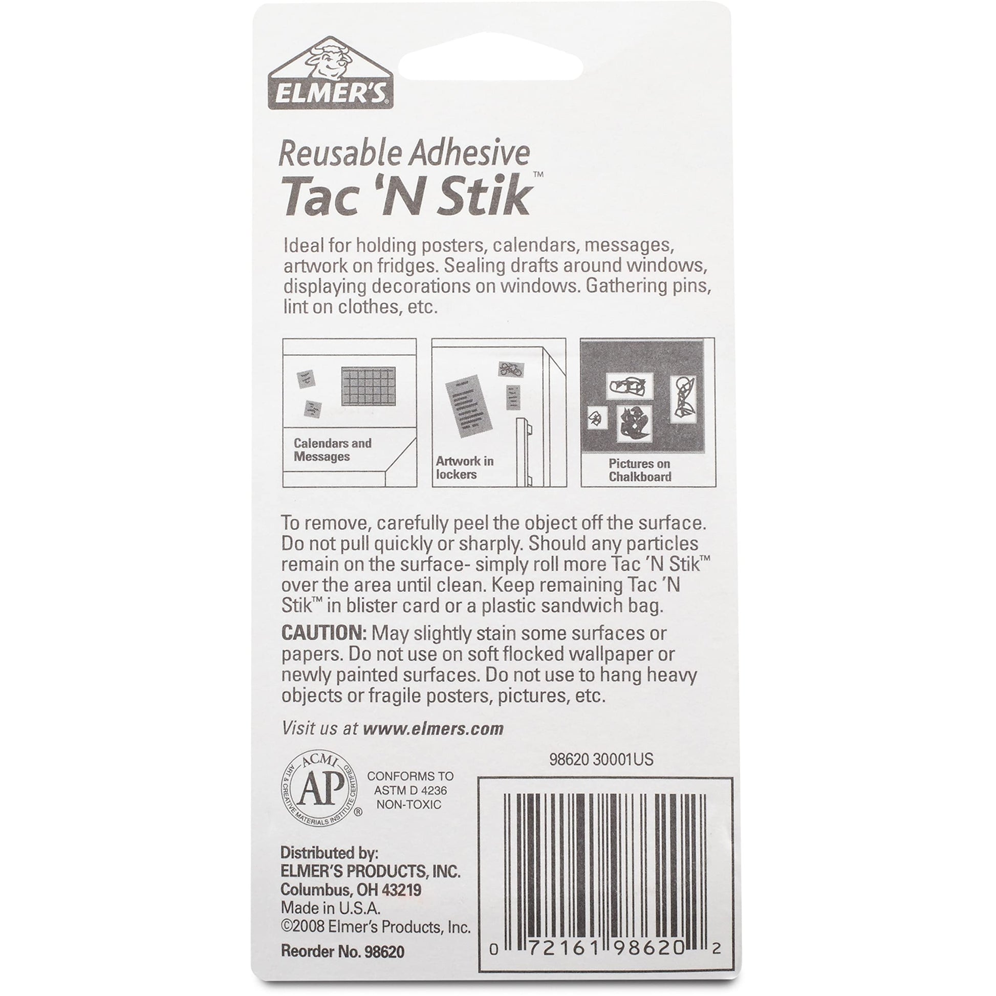 Elmer's Tac 'N Stik Reusable Adhesive