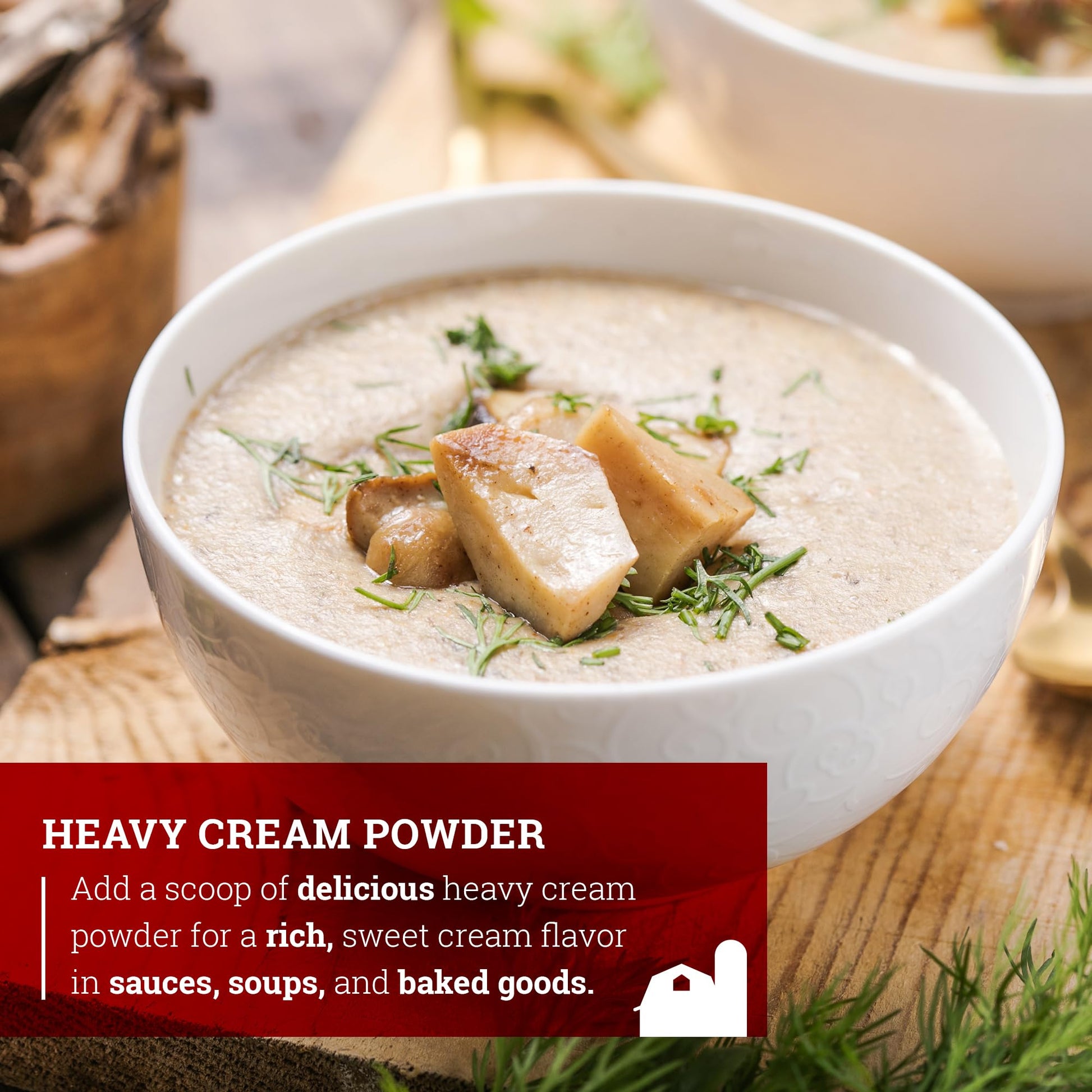 Hoosier Hill Farm Heavy Cream Powder, 1LB (Pack of 1)