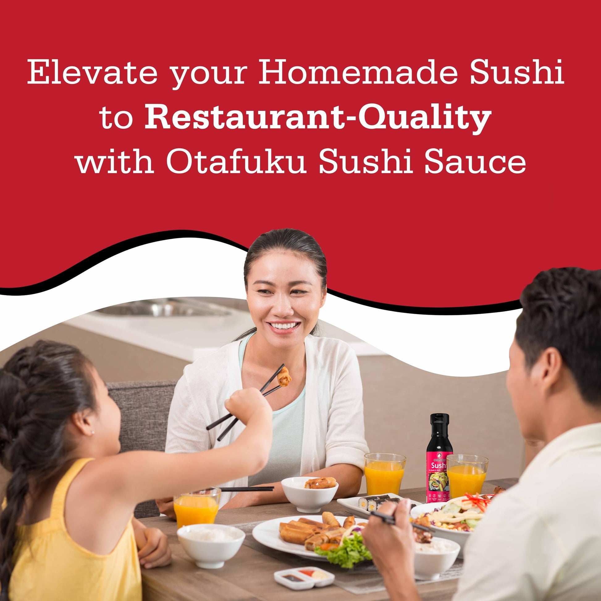Otafuku Sushi Eel Sauce for Sushi Rolls, Japanese Unagi Sauce Gluten Free, 15 Oz