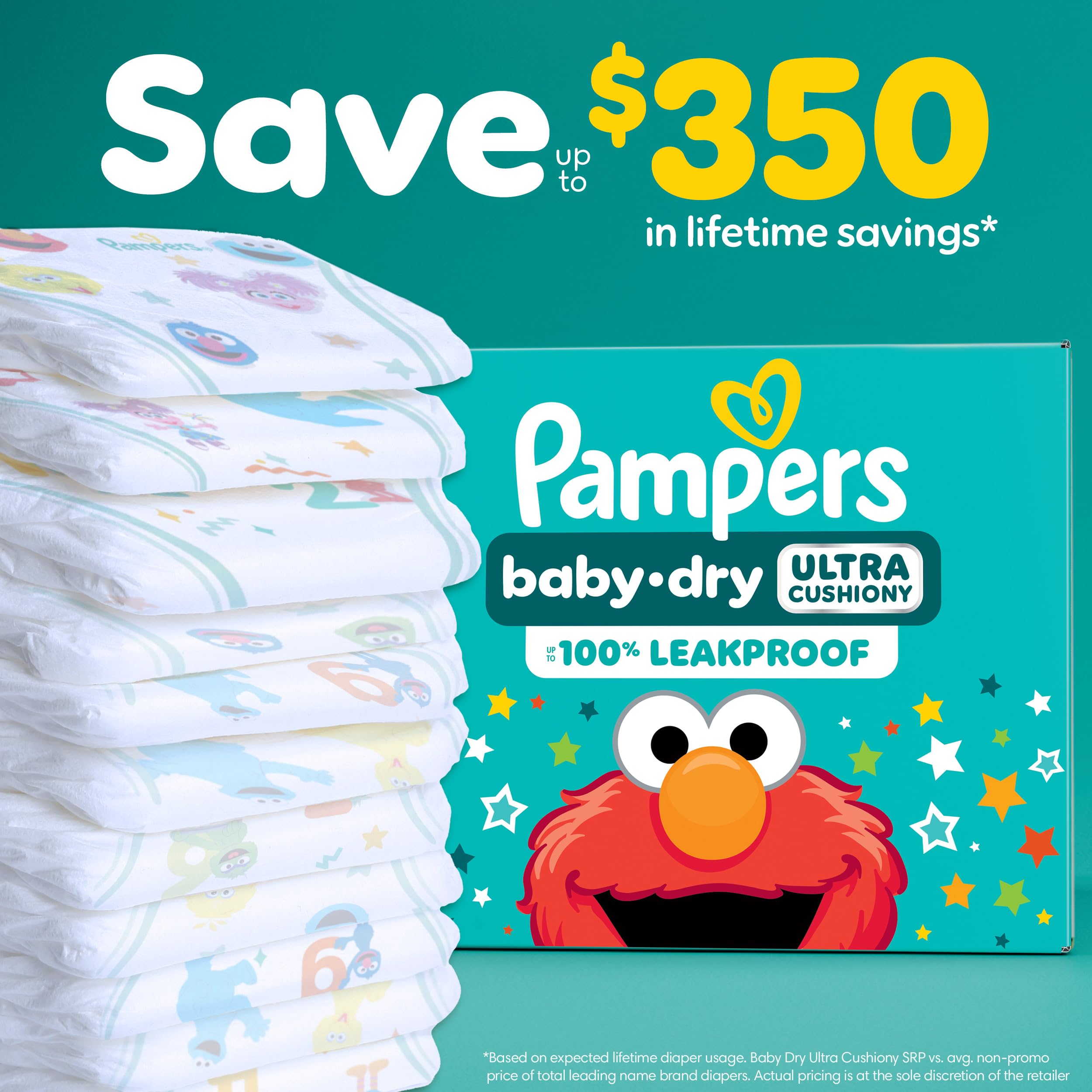 Pampers Diapers - Baby Dry - Size 6, 21 Count, Absorbent Disposable Infant Diaper (Packaging May Vary)