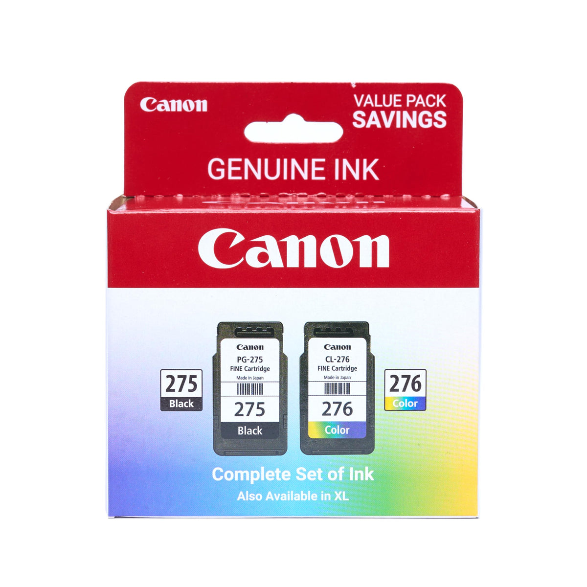 Canon PG-275 / CL-276 Original Tinten-Multipack (2 Patronen), Kompatibel mit TS3520/3522/4722/3720/3722, TR4720