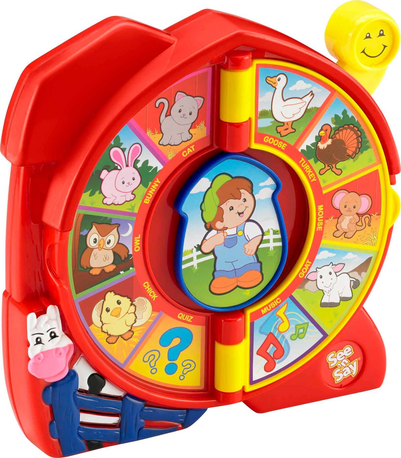Fisher-Price Little People Toddler Toy See 'n Say The Farmer Says, Learning Game with Music & Sounds for Kids Ages 18+ Months ( Exclusive)