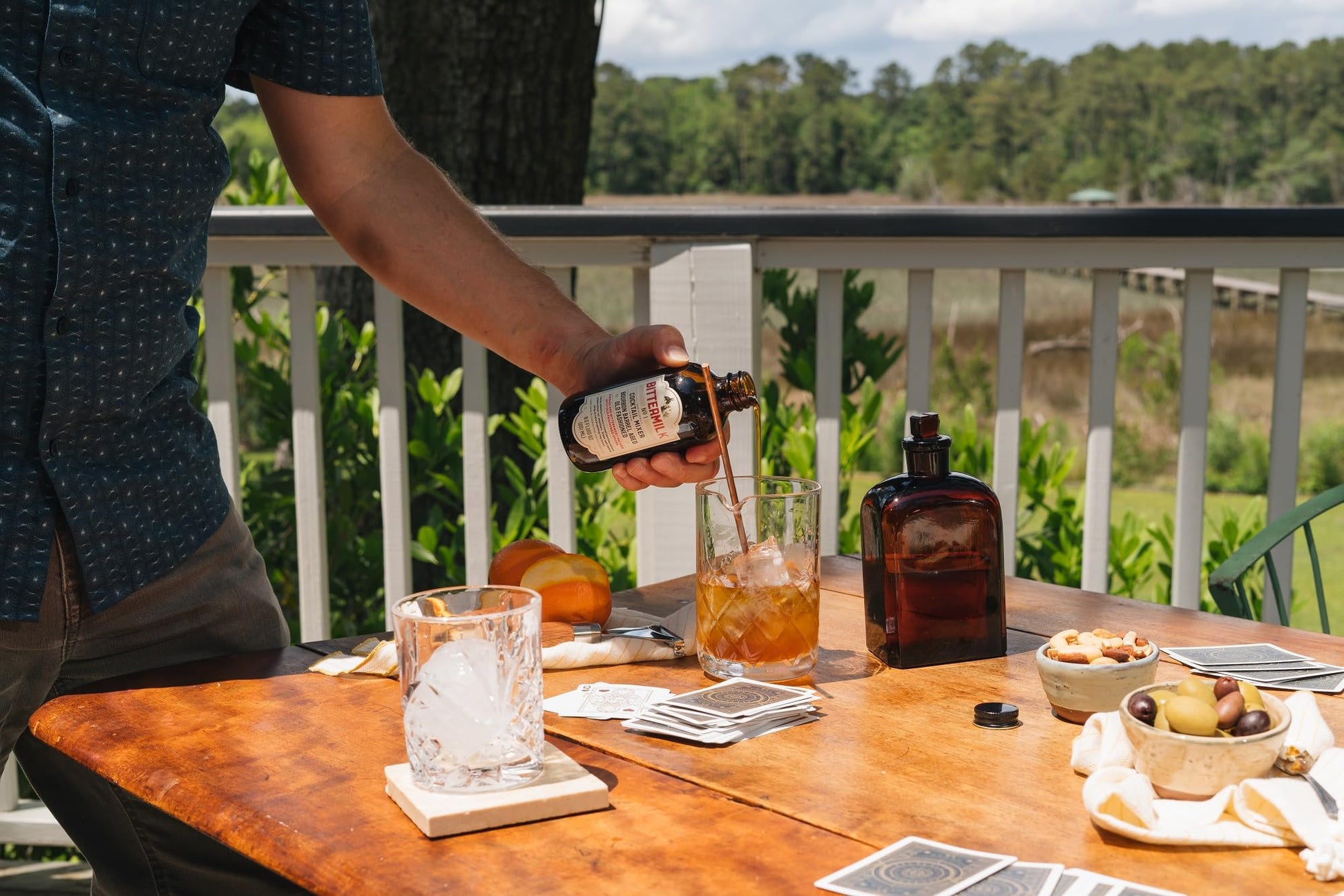 Bittermilk No.1 Bourbon Barrel Aged Old Fashioned Mix - All Natural Handcrafted Cocktail Mixer - Old Fashioned Syrup - More Complex than Bitters & Simple Syrup