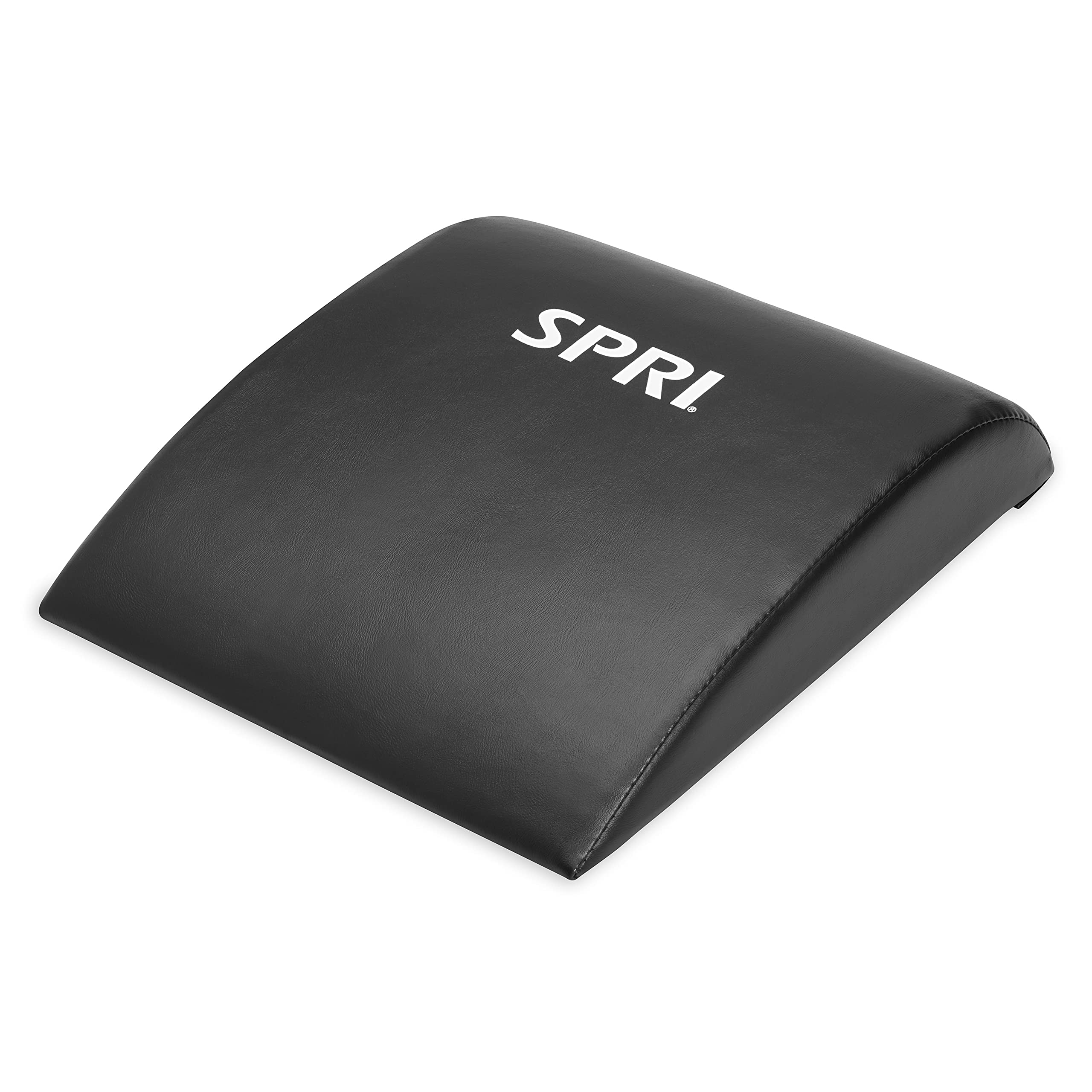 SPRI Ab Mat - Workout Mat Accessory for Abdominal Exercises, Sit-Ups, Crunches, Push-Ups, Core Training, and More - Portable Padded Shaped Mat with Curved Back Support for Toning Abs
