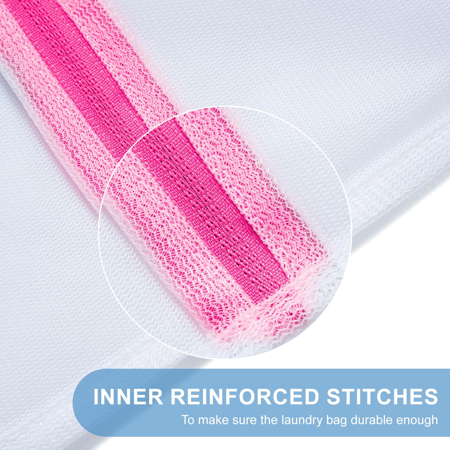 BAGAIL Laundry Bags Mesh Wash Bag for Intimates Lingerie and Delicates, 5Pcs (1XL,2L,2M)